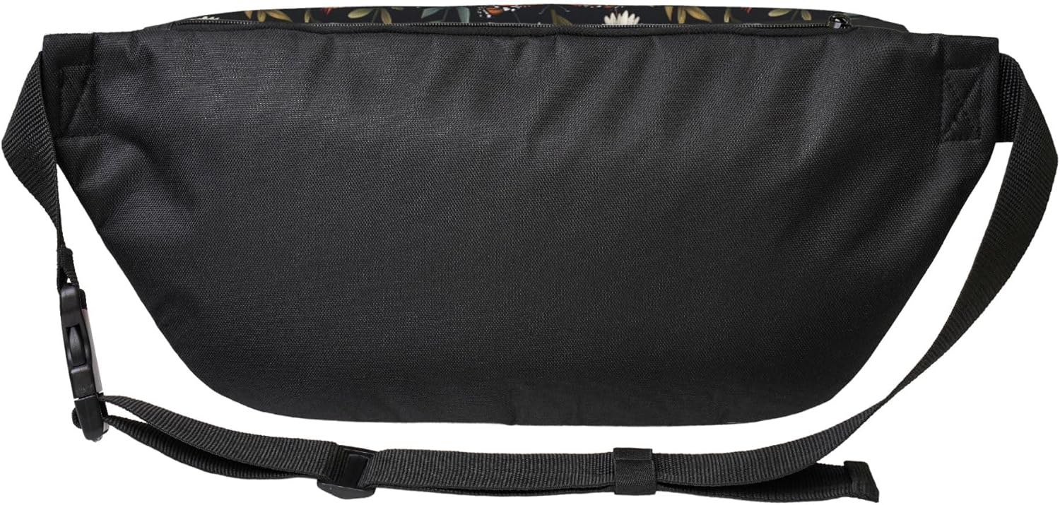 Running Waist Pack Vintage Butterfly Daisy Leaf 2-in-1 Fanny Pack and Crossbody Bag Hiking Daypack for Men Women Running Travel Hiking Daily Commute