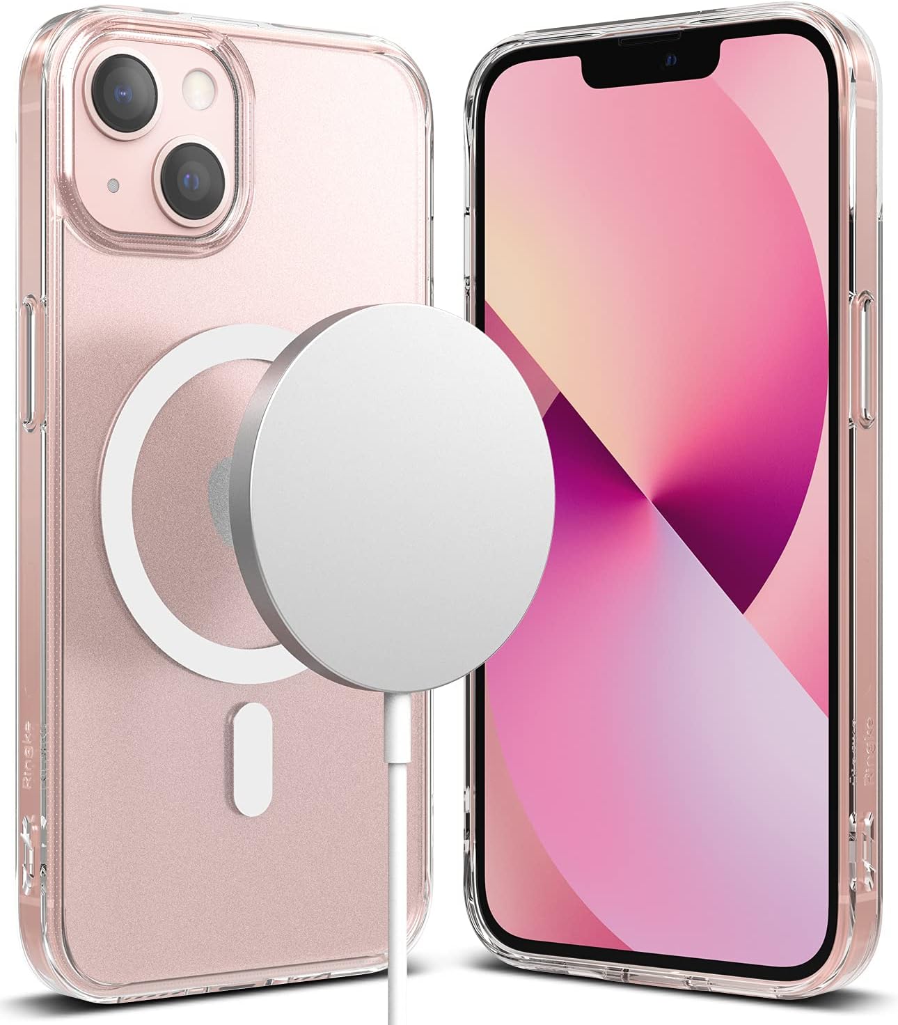 Ringke Fusion Magnetic Case Compatible with iPhone 13 Mini - Matte Clear