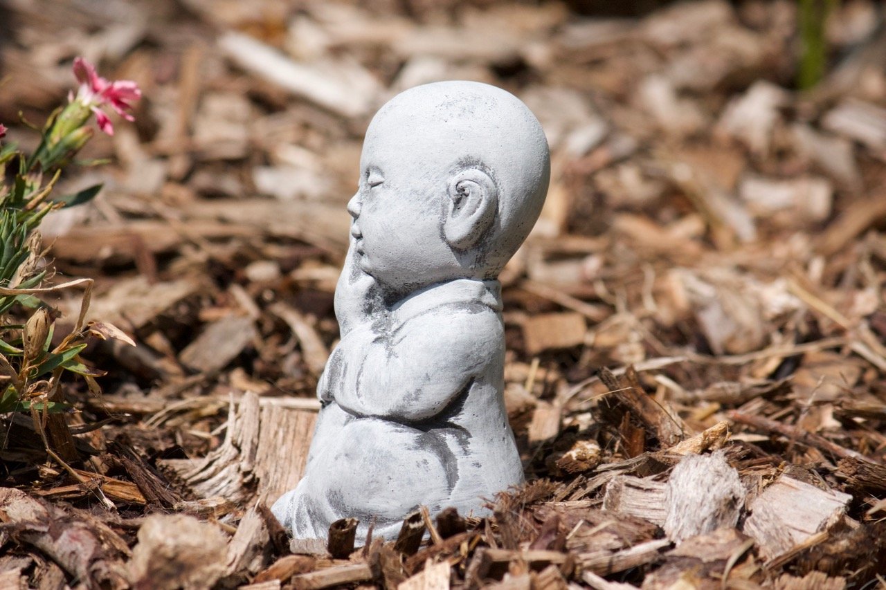 stoneandstyle Statue 3 x Bouddha Moine de Pierre, sont expédiés, au Gel Jusque -30 °c, en Massif Pierre …