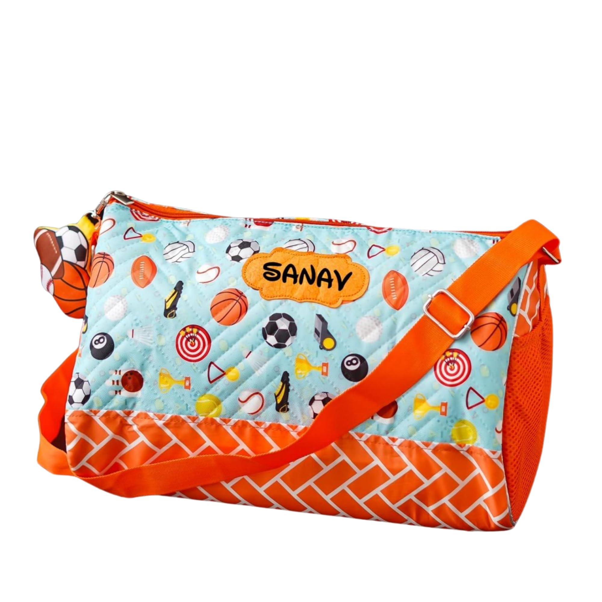 your gift studio Customized Faux Leather Sling Bag for Kids|Unisex Birthday Gift | Personalized Birthday Gift Bag for Kids with Name Engrave-picture-28