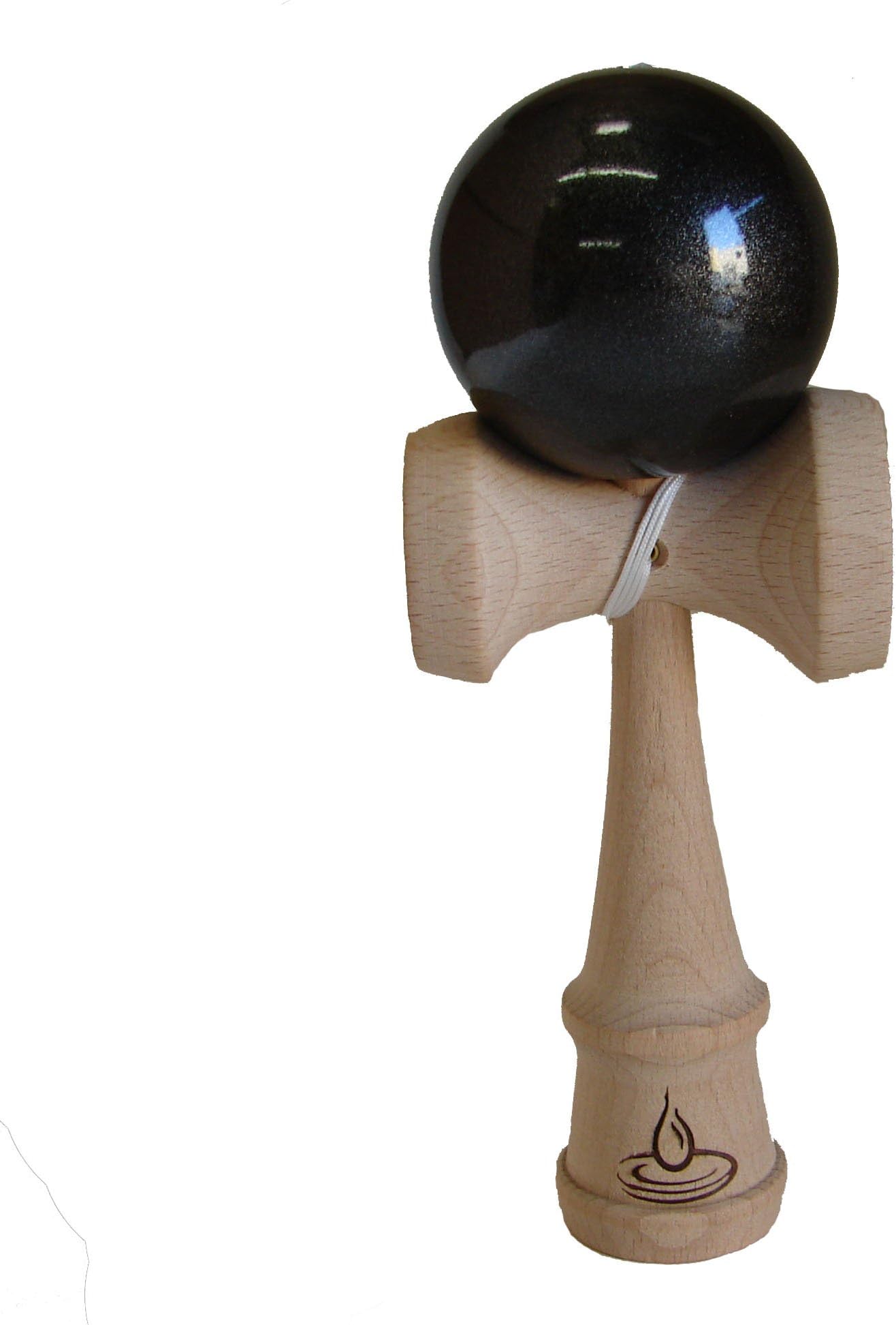 Jumbo Kendama Game, Metallic, Black
