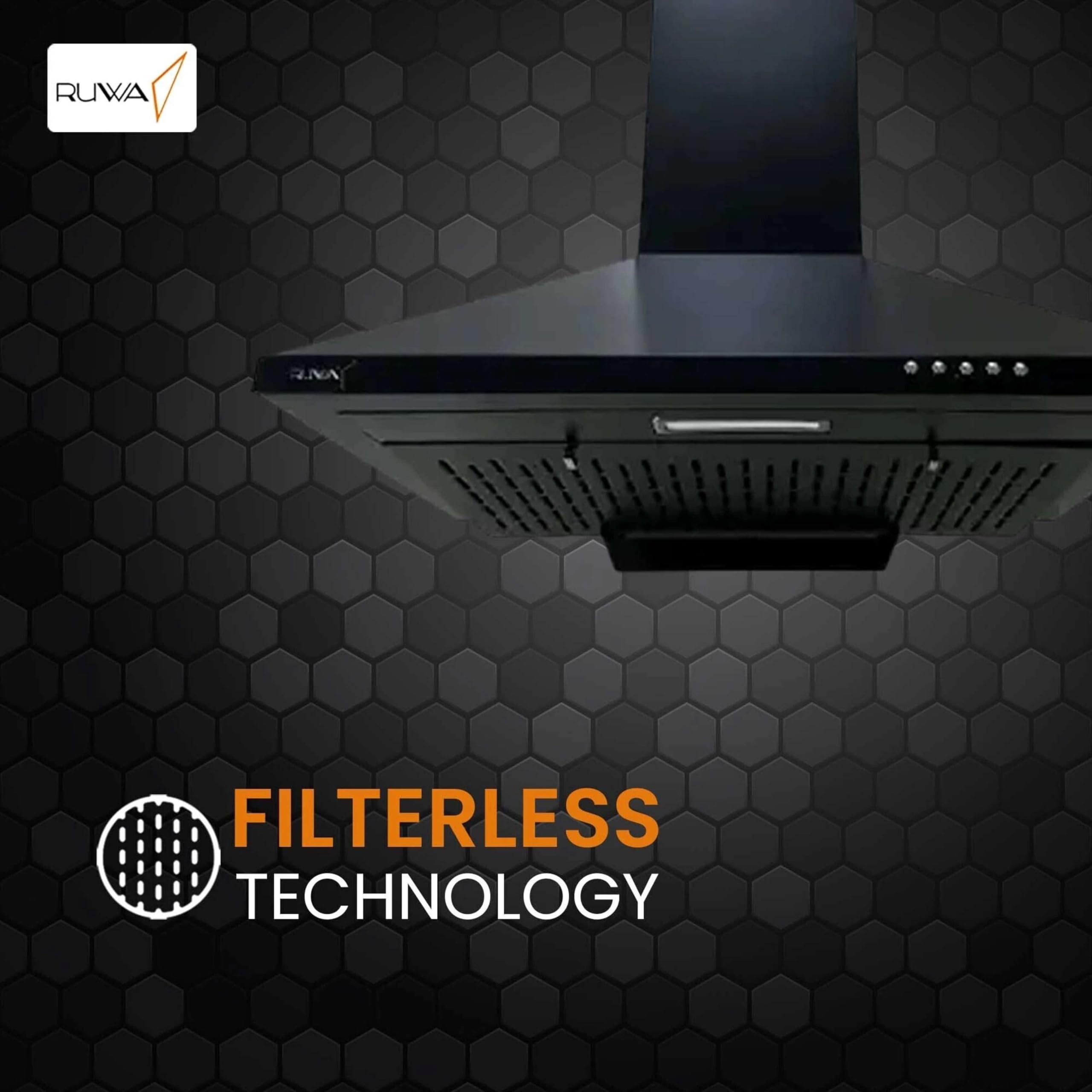 RUWA Garnet Kitchen Chimney - Filterless, 1000 CMH -5 RUWA Garnet Kitchen Chimney - Filterless, 1000 CMH -5