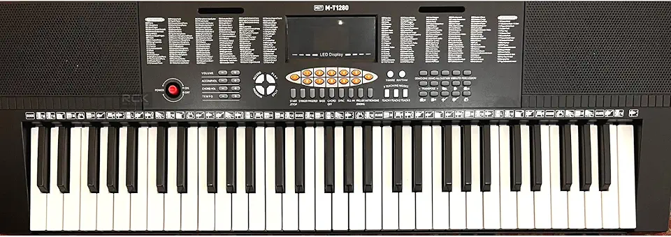 Teclado Musical Profissional 61 Teclas LCD Timbres e Ritmos