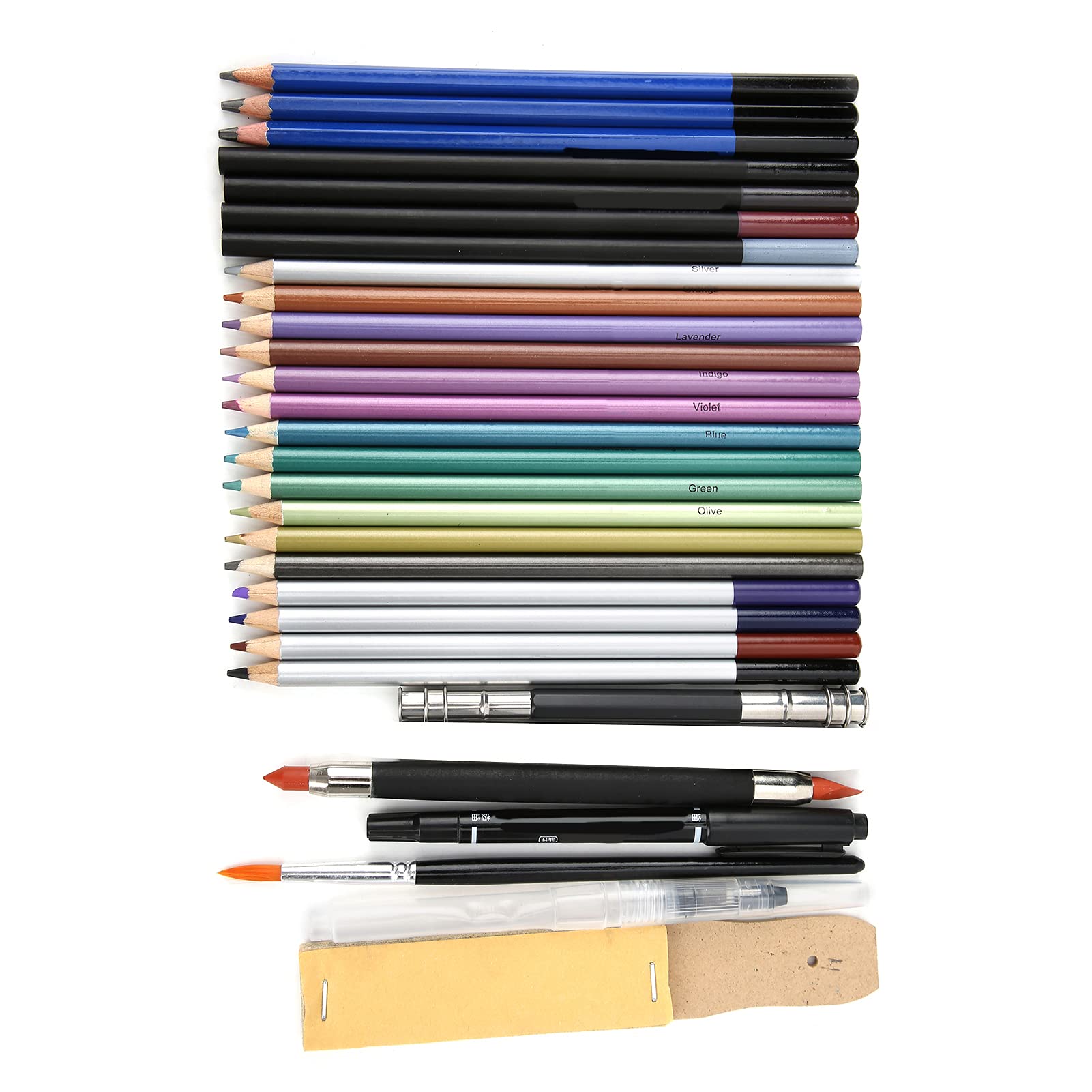 Buntstifte Zum Skizzieren, 40 Farben, Set aus Robustem Lindenholz für Künstler und Bastler