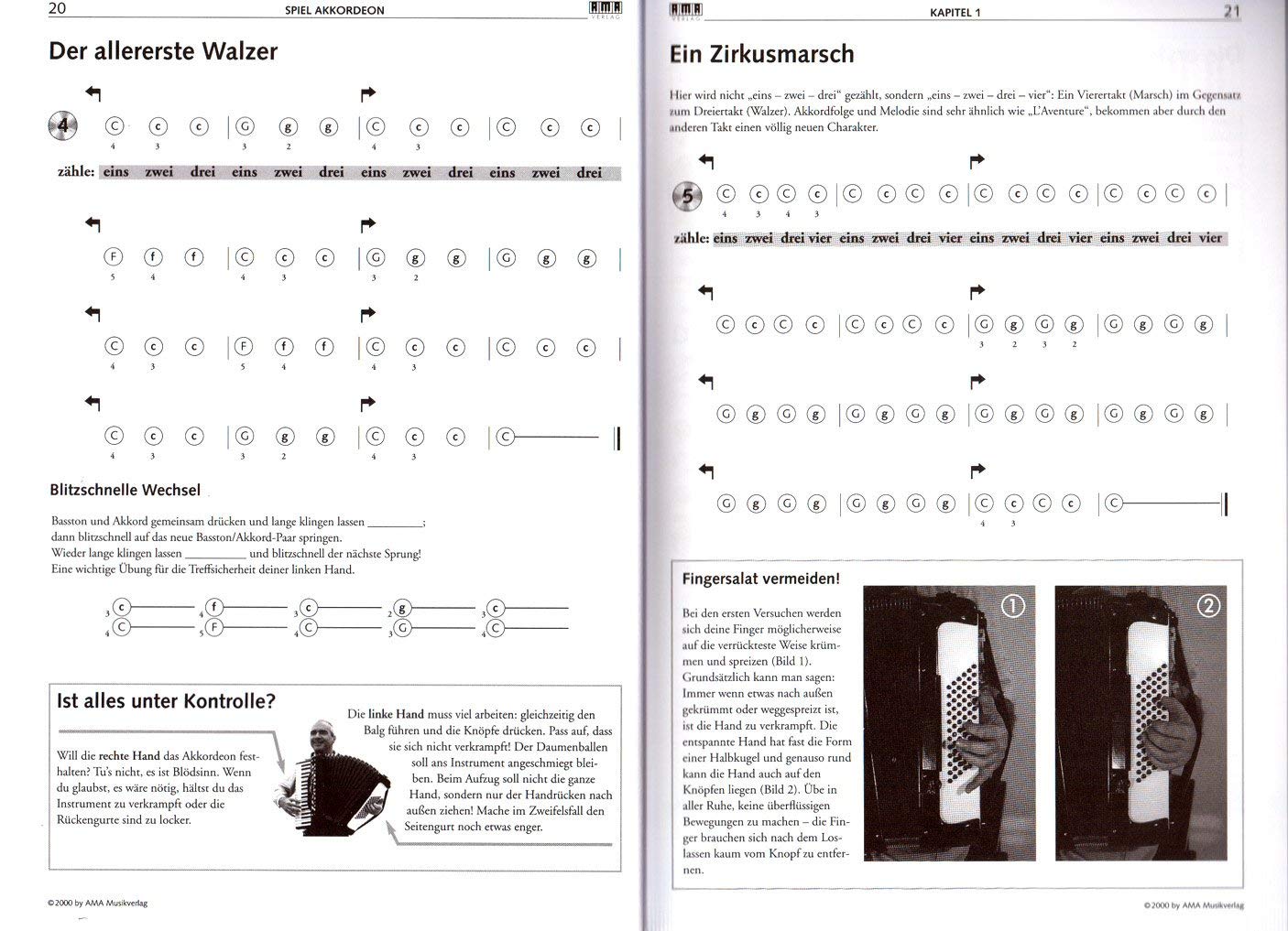 AMA Accord©on Accord©on – Musik mit CD von Peter Michael Haas – mit einfacher Musik und jüdischer Musik, Tango, Folklore und Jazz von Note Pince