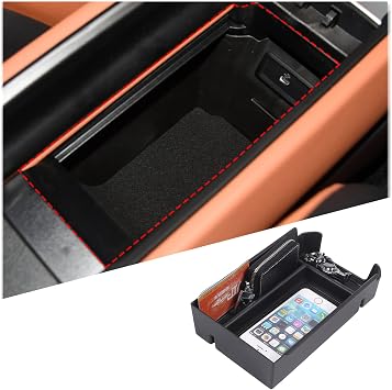 Center Console Organizer Compatible with Mercedes Benz GLC 300 SUV 2023 2024 Car Console Organizer Armrest Tray, Console Storage Box Tray for 2023 2024 GLC Class Accessories Armrest Storage Box