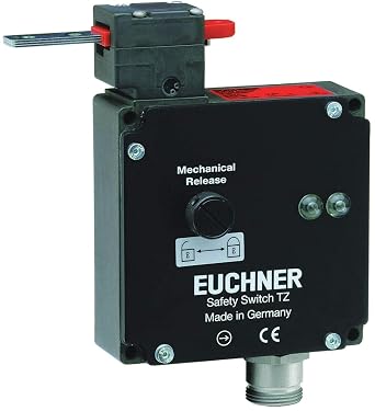 EUCHNER TZ1LE024BHA-C1903 082095, 250V, 4 AMP, 4 Connection, Left Locking, Safety Switch
