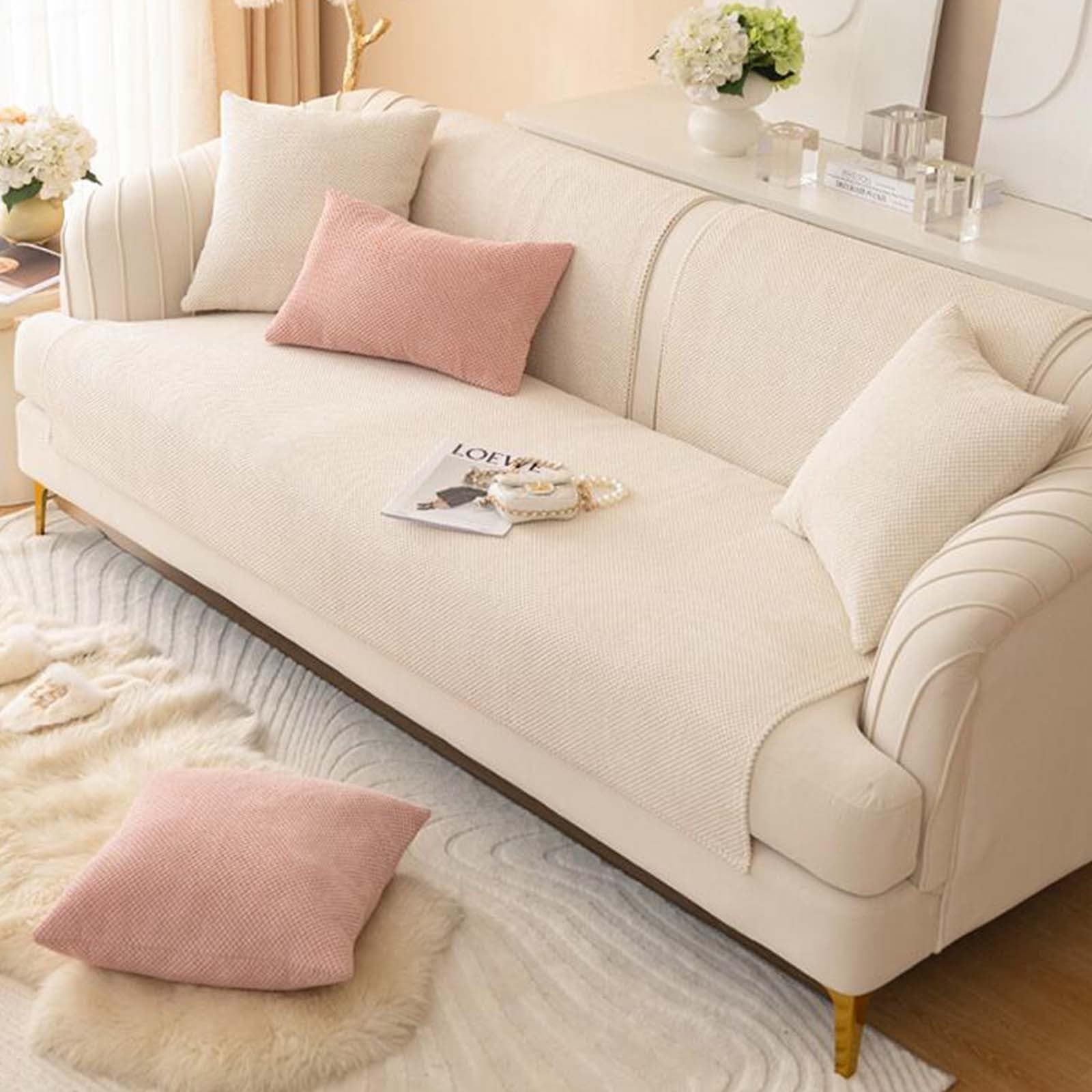 Sofabezug rutschfeste Sofadecke，sofaschutz1 2 3 4-Seater L Shape Sofaschoner,Hund Katze Überwurf Hundedecke Ecksofa Sofa Schutzdecke Sofaschutz Hund Kratzschutz Katze(#1,110x210cm)