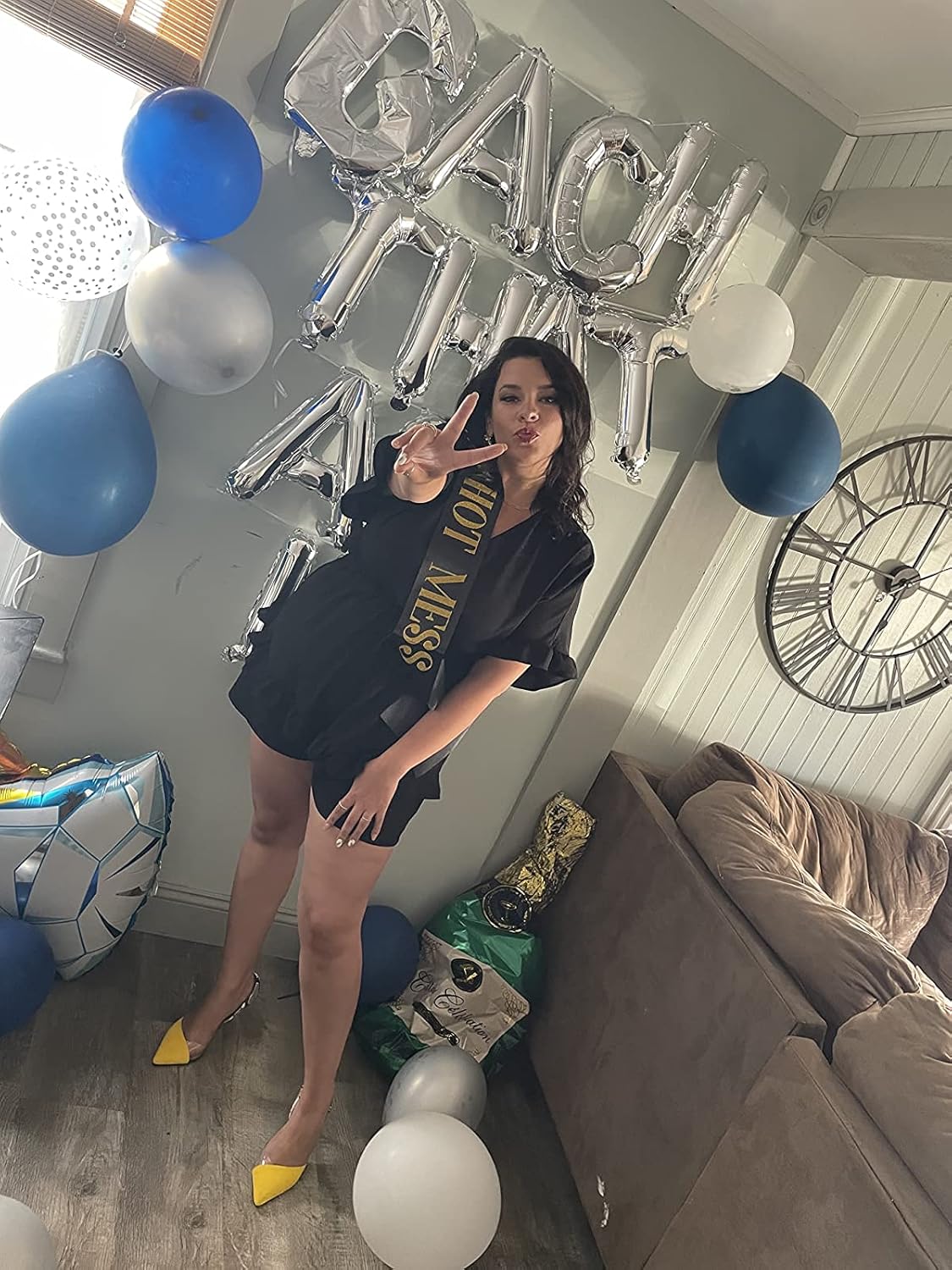 Valphsio Womens V Neck Beach Romper Ruffle Layered Drawstring Waisted Shorts Jumpsuit - Image 4