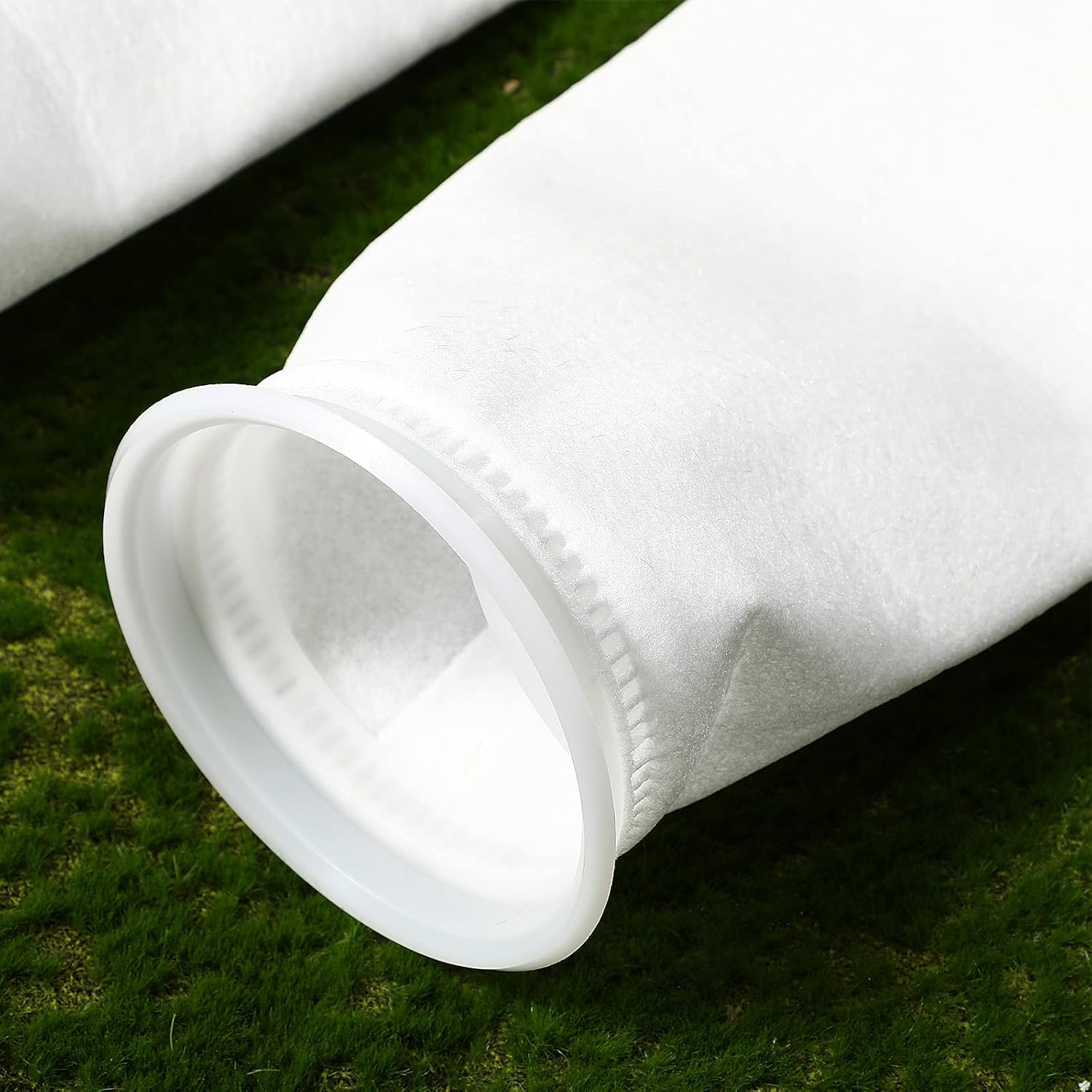 POPETPOP 2 Pack Aquarium Filter Socks Small Mesh Bags 100/150/200 Micron 4 Inch Ring by 15