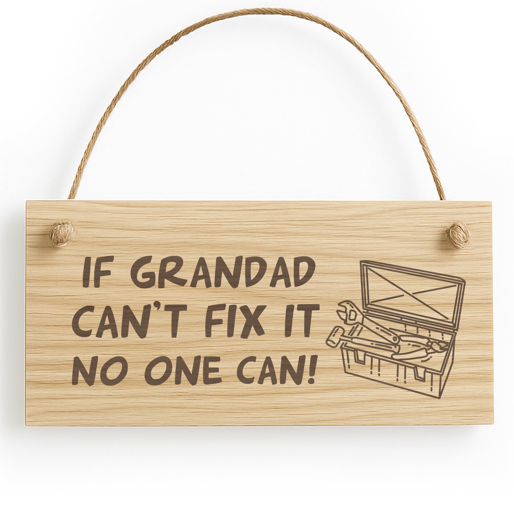 Red Ocean Funny Man Cave Shed Sign For Grandad Birthday Fathers Day Gift Wood Hanging Sign Wall Plaque
