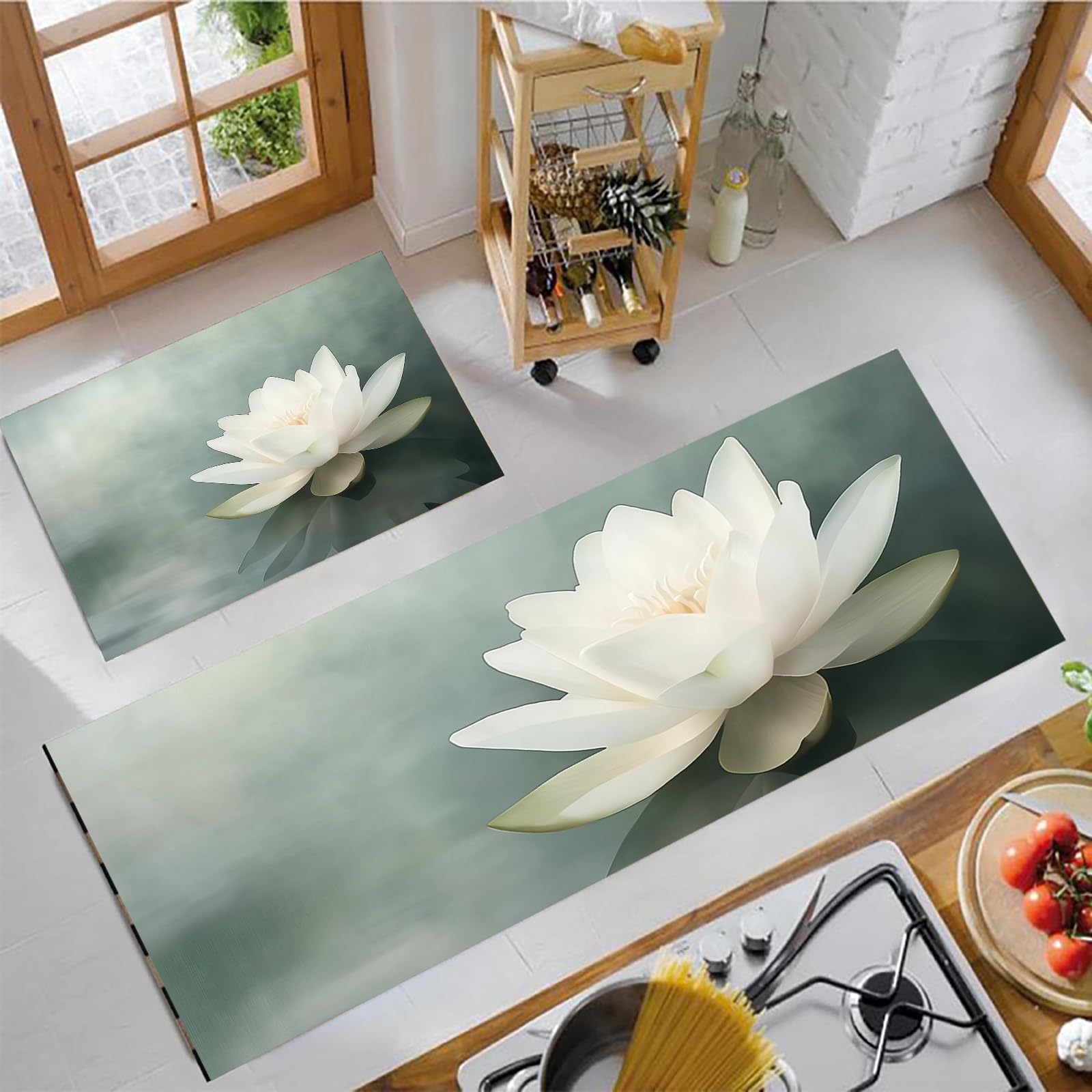 Tapis de cuisine lavable antiderapant pour eviter les glissades en cuisine
