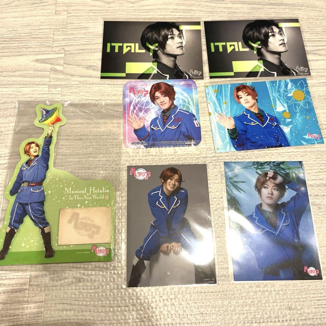 Amazon.co.jp: ヘタミュ ヘタリア イタリア ブロマイド フォトスタンド