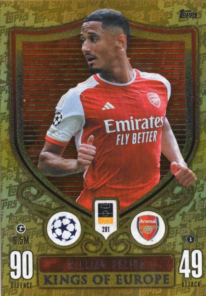 william saliba limited edition card Match Attax Extra 2023 2024 Kings of Europe Trading Toys & Games State:California and 3–5 Uncommon 10 best Yu-Gi-Oh! cards
