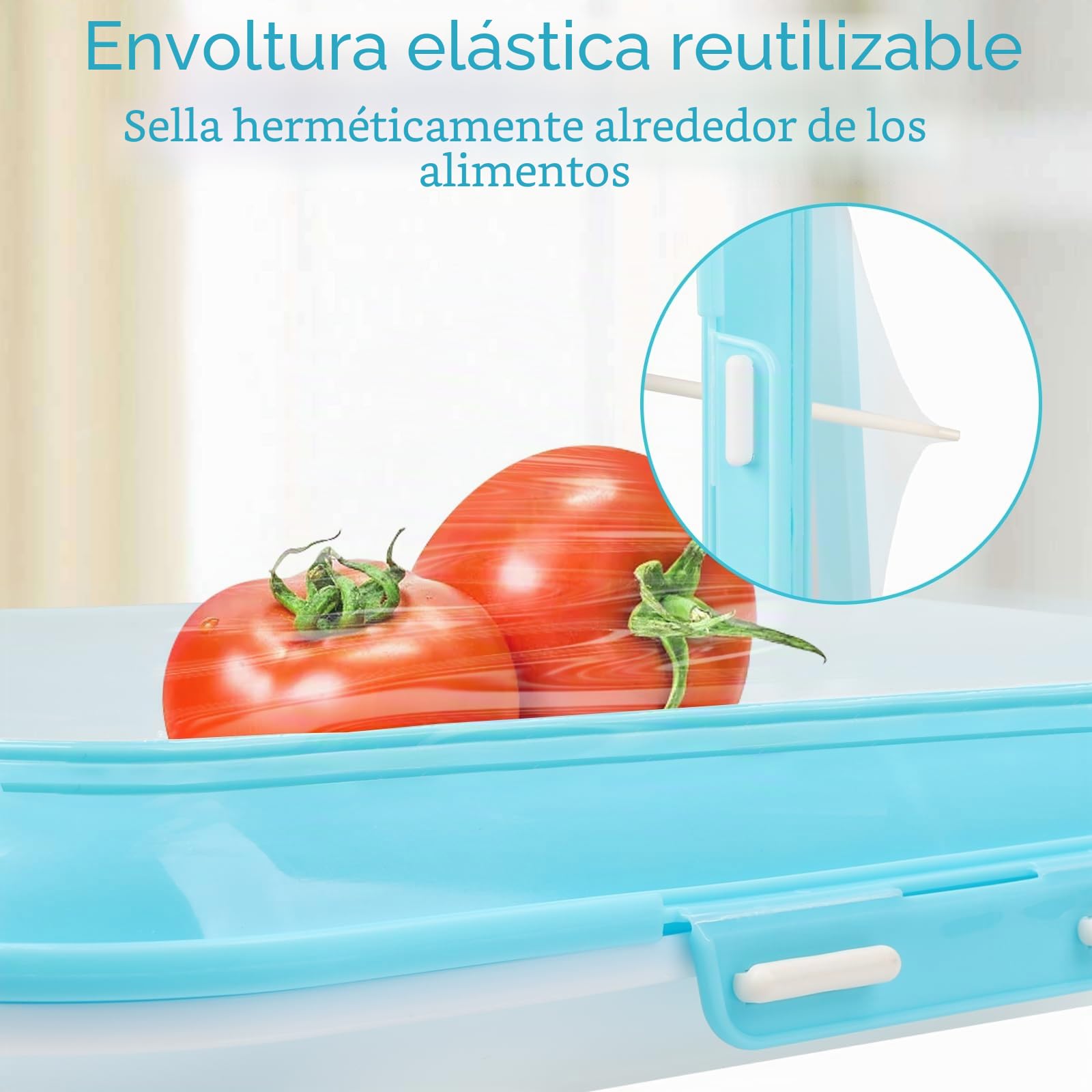 BigKing 3 recipientes herméticos para alimentos de plástico, gran capacidad, con tapa transparente de doble uso, almacenamiento para clasificación de filetes, frutas y verduras de nevera