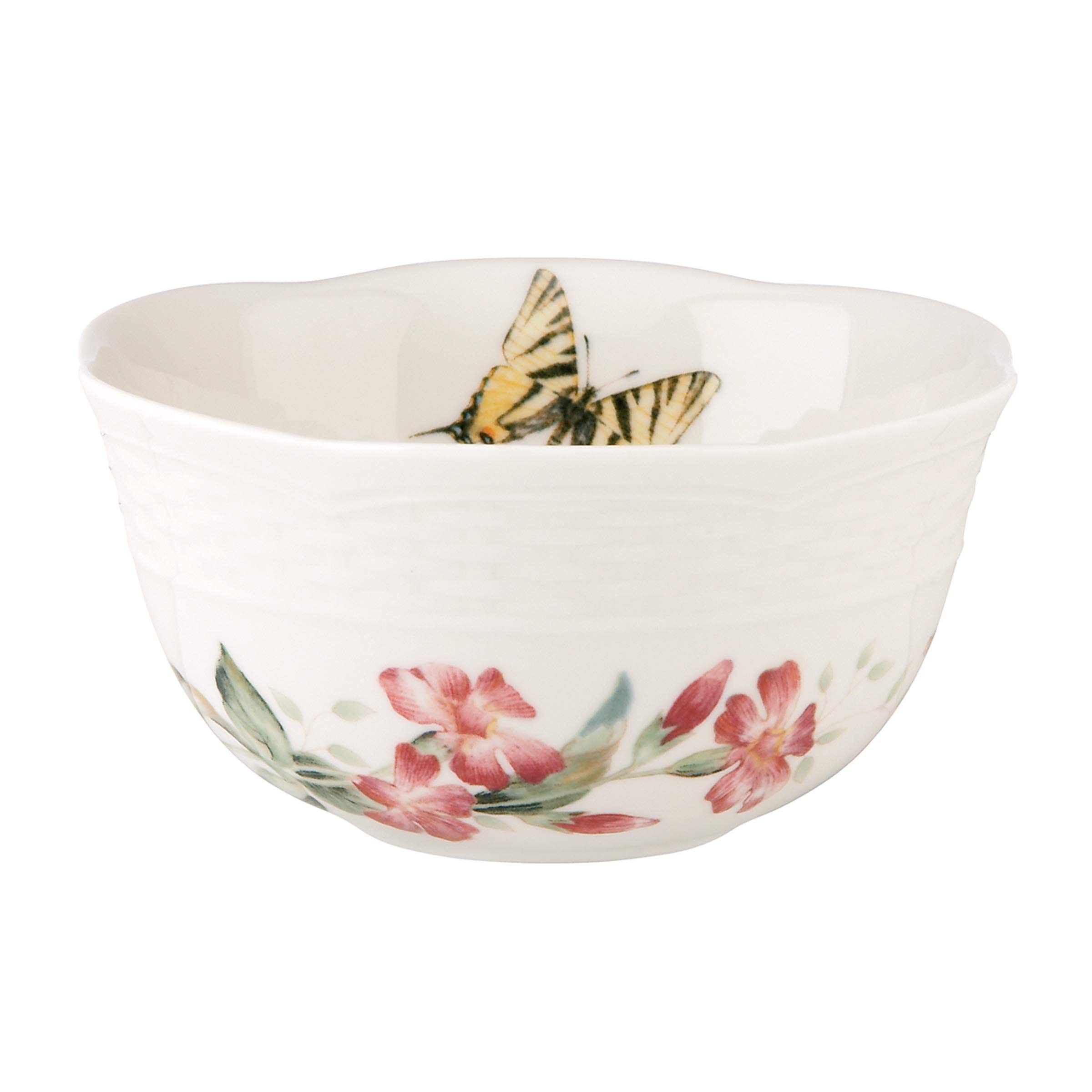 Lenox Butterfly Meadow Sugar Bowl - Elegant White -23 Lenox Butterfly Meadow Sugar Bowl - Elegant White -23