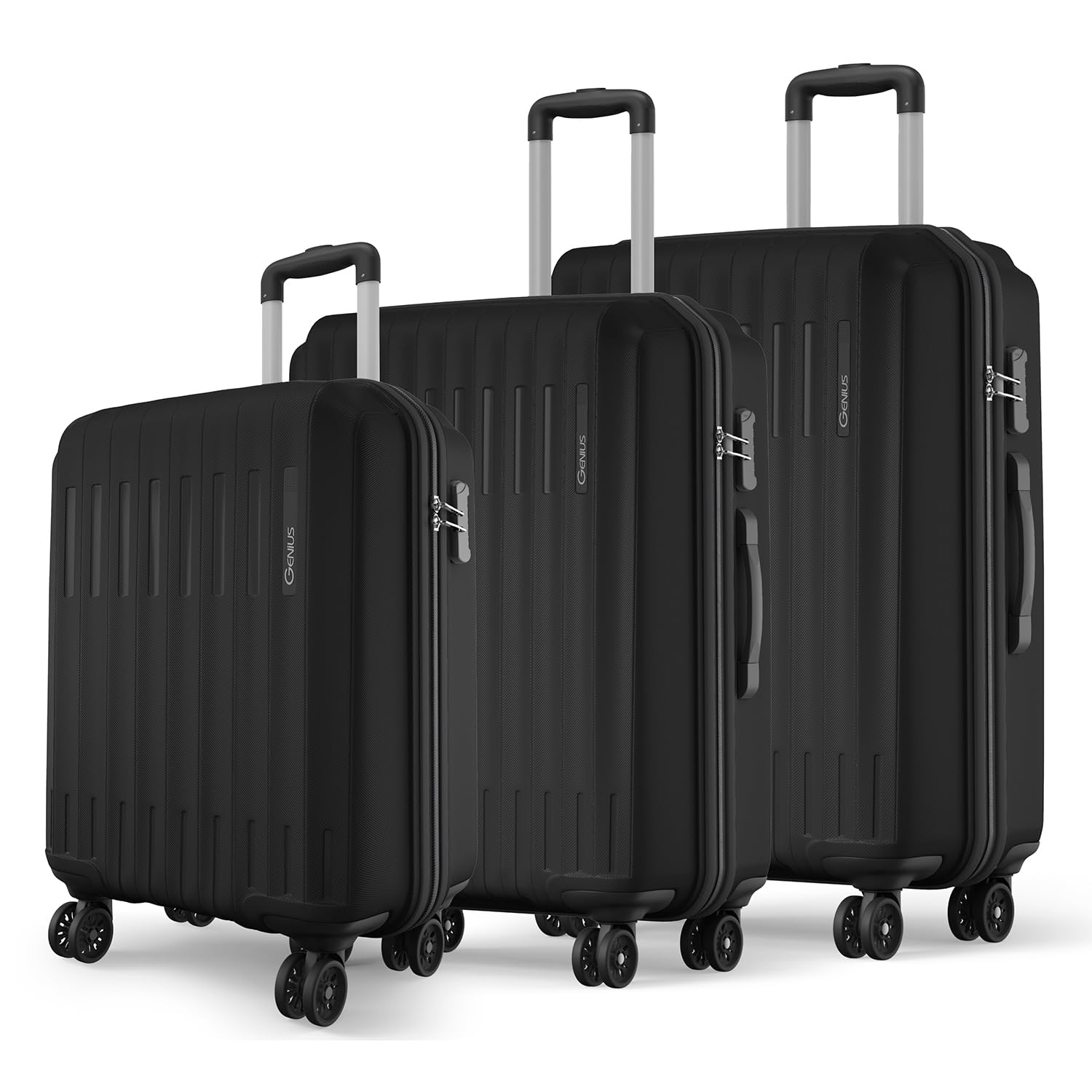 Safari Genius Alley 55cm Cabin Trolley Bag Hard Case Polypropylene, 4 Spinner Wheels, 360 Degree Wheeling Carry on Luggage, Travel Bag, Suitcase, Trolley Bags, Flintstone Softline (Grey) — Amazon image 18