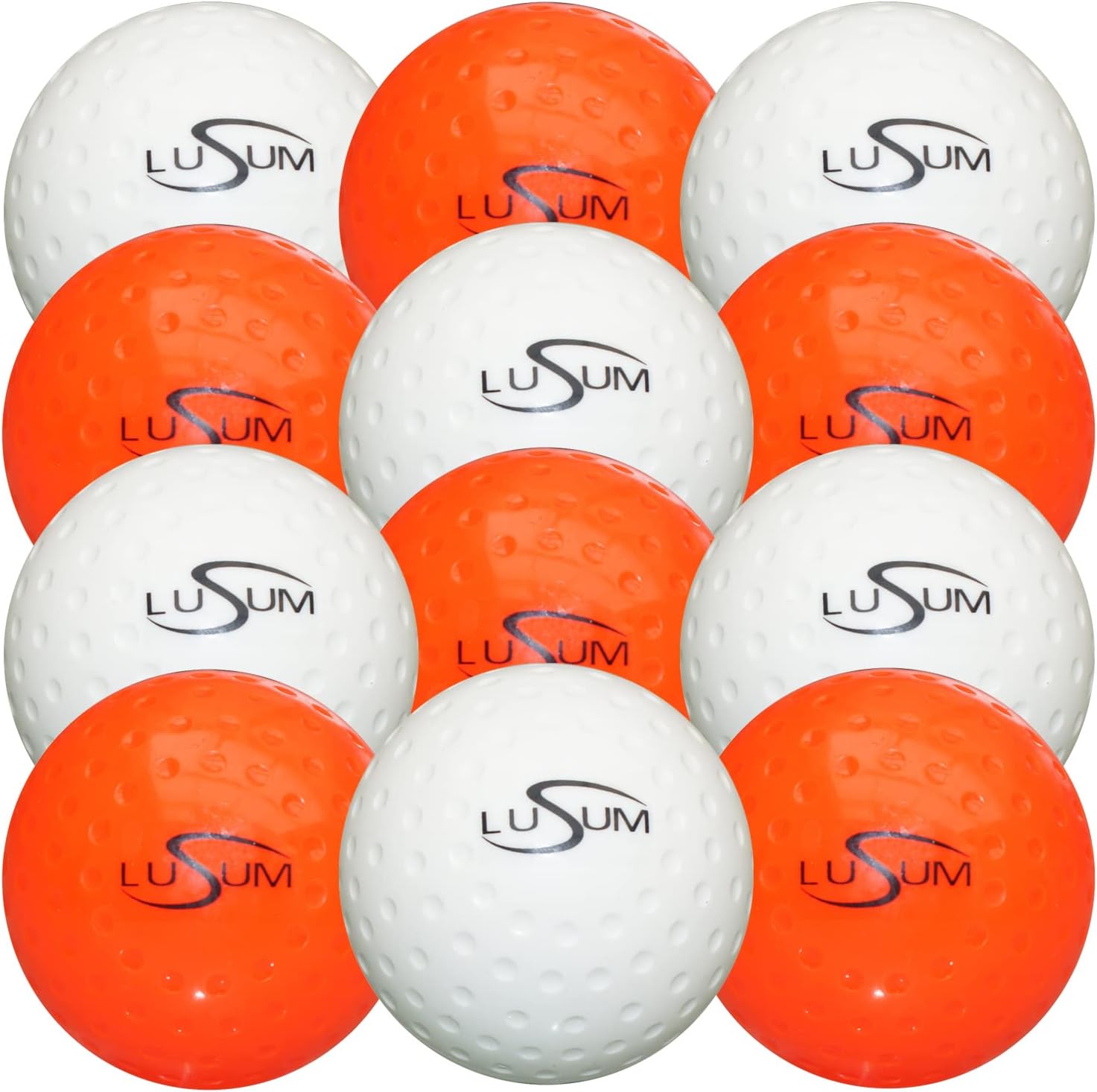 Big Game HuntersLusum Club Dimple Training Hockey Balls - 1 Dozen Hockey Balls