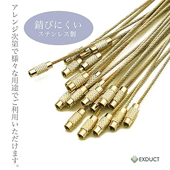 グク　センイル　　グク　ワイヤーキーリング Amazon.co.jp: EXDUCT ワイヤーリング アクセサリー ゴールド