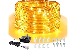16ft String Rope Lights Outdoor, 12v Copper Colored Mini Low Voltage Plug...