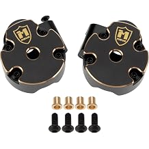 MEUS RACING 32.55g Ascent-18 Apex Brass Steering Knuckles + Front Axle Weights Cover for Redcat Ascent-18 Apex 1/18 RC Crawler Upgrades Parts