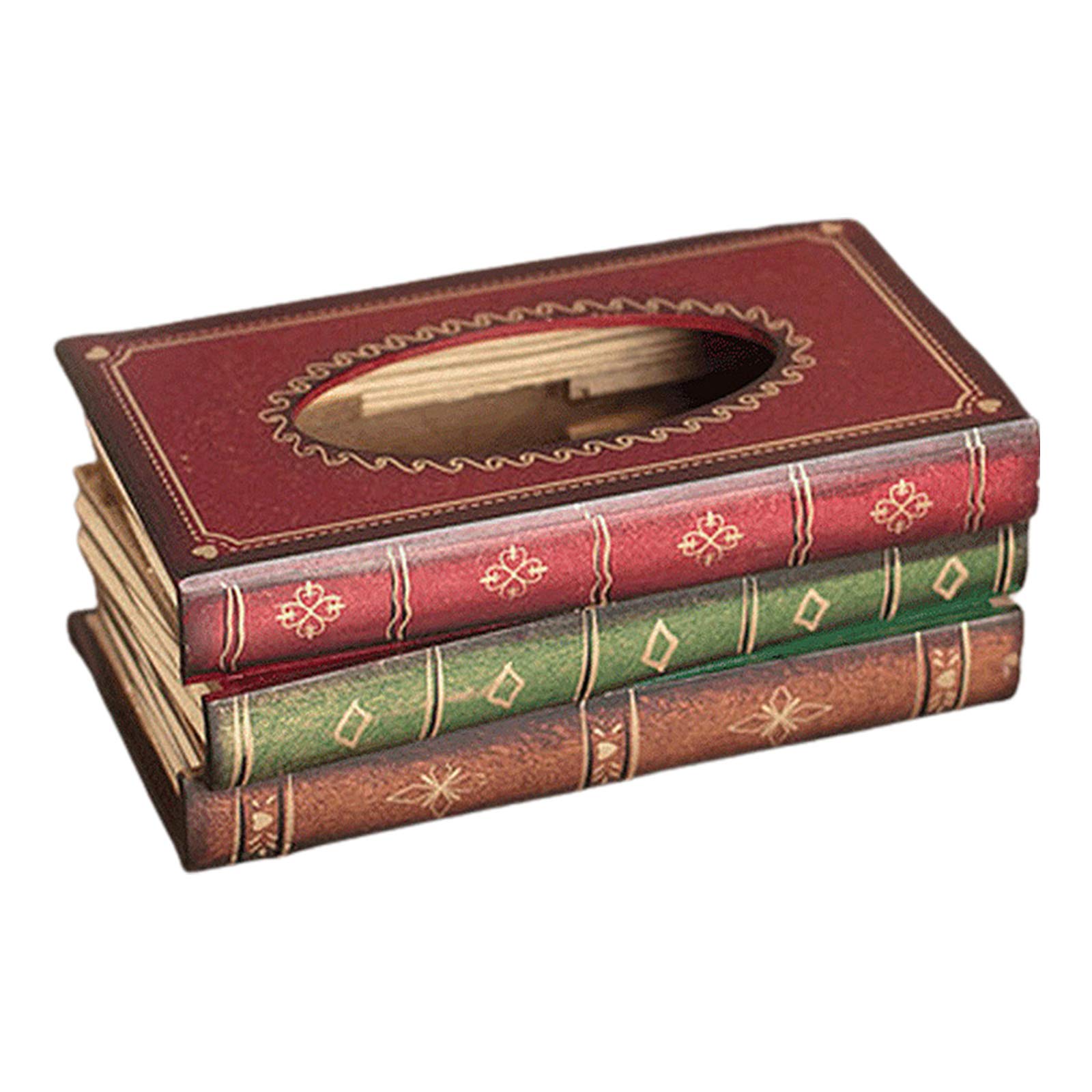 Buwei Tissue Box Holders, Tissue Box Cover Napkin Holder Wooden Facial Tissue