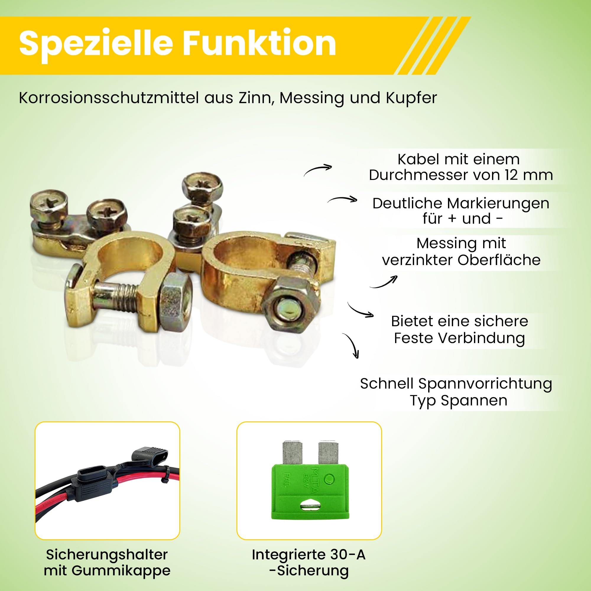 Kit Di Cavi OFC Da 50 Mm² Auto-Connect | Set Di Cavi Di Alta - Foto 2