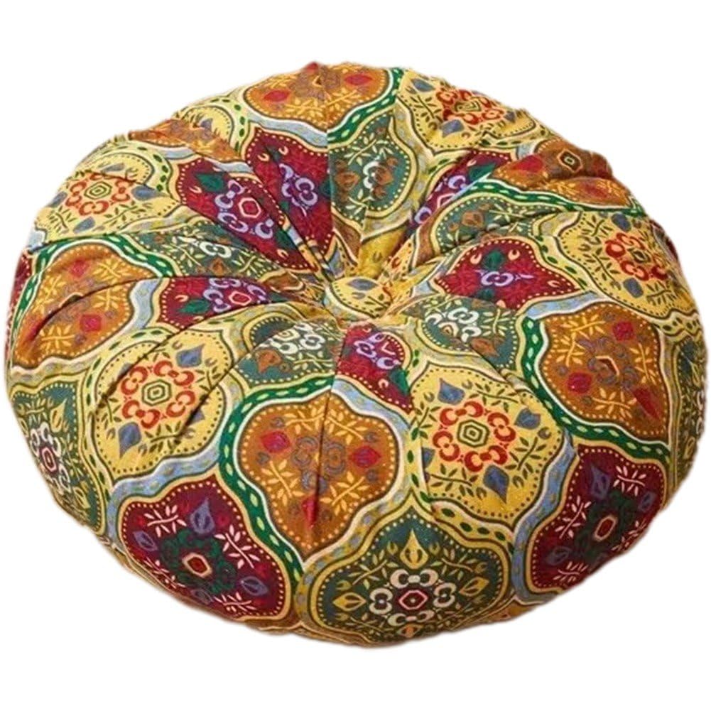 Coussin de méditation marocain pour créer un coin tatami zen à la maison