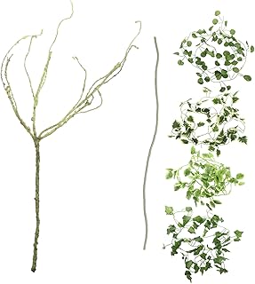 CIYODO 6 Peças De Plantas Artificiais Para Répteis Decoração De Quarto De Goblincore Plantas Artificiais De Interior Animais Da Selva Habitats De Répteis Plantas Falsas Para