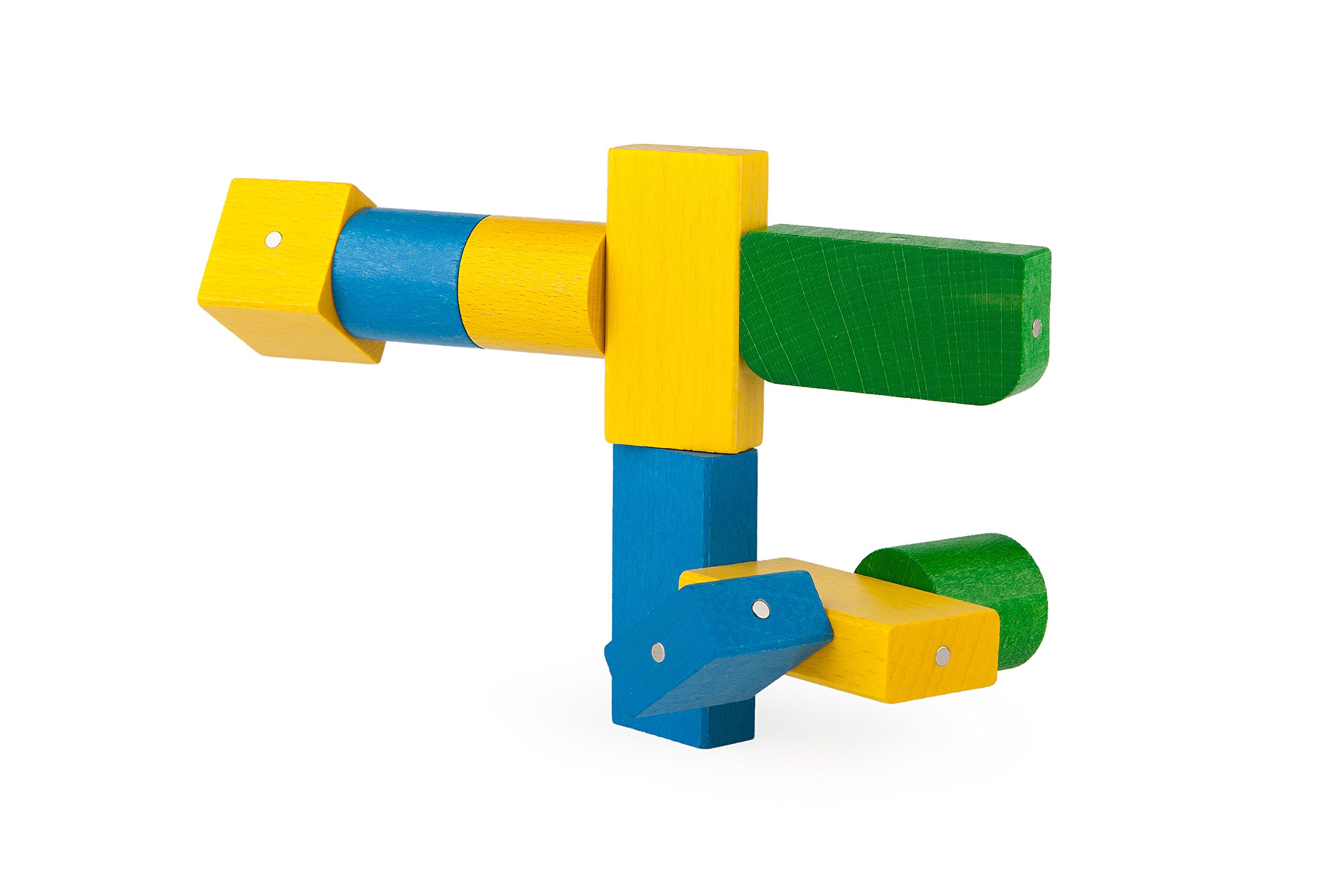 K4030 C Blocchi magnetici in Legno, Multicolore