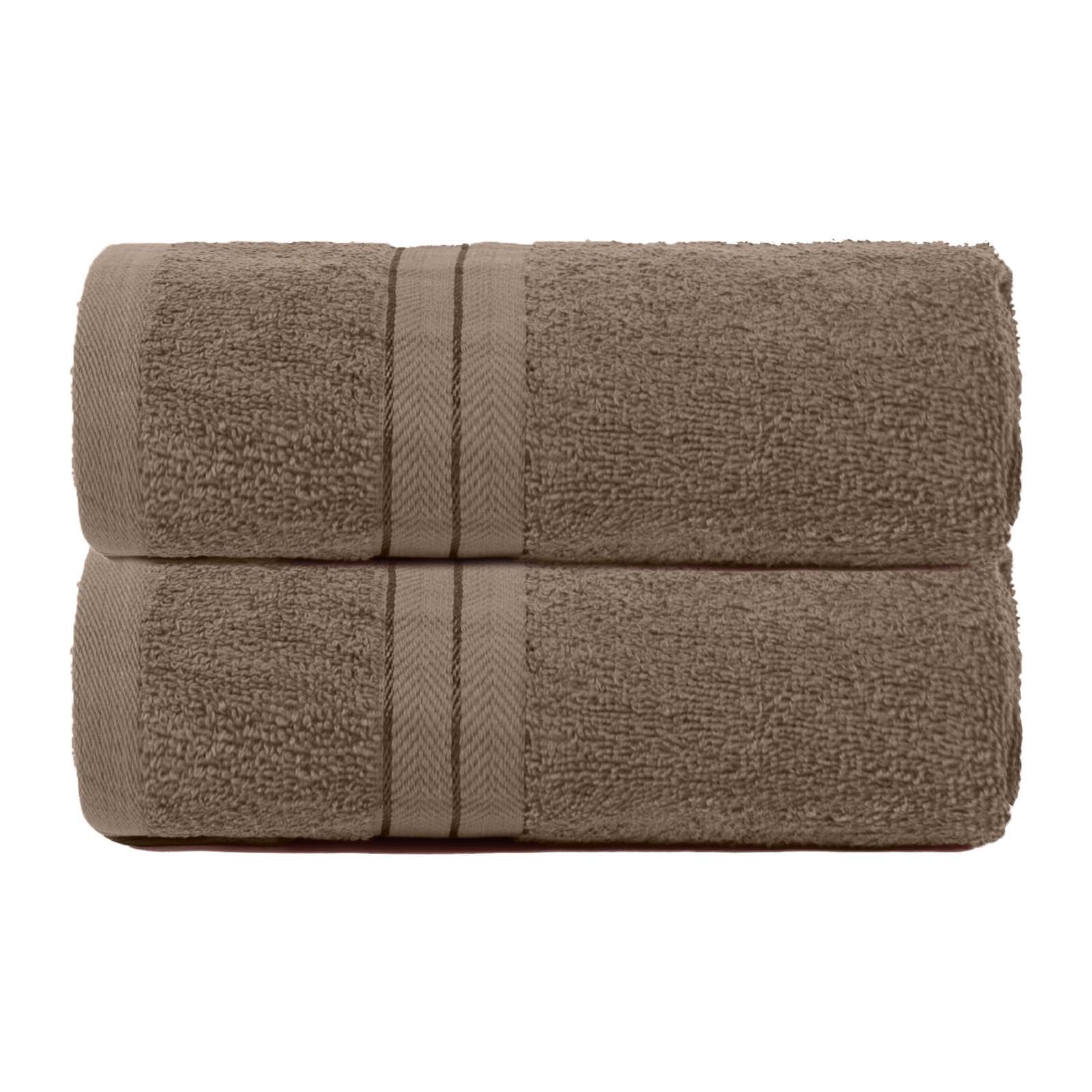 OHS 2 Pack Hand Towel Cotton Light Beige