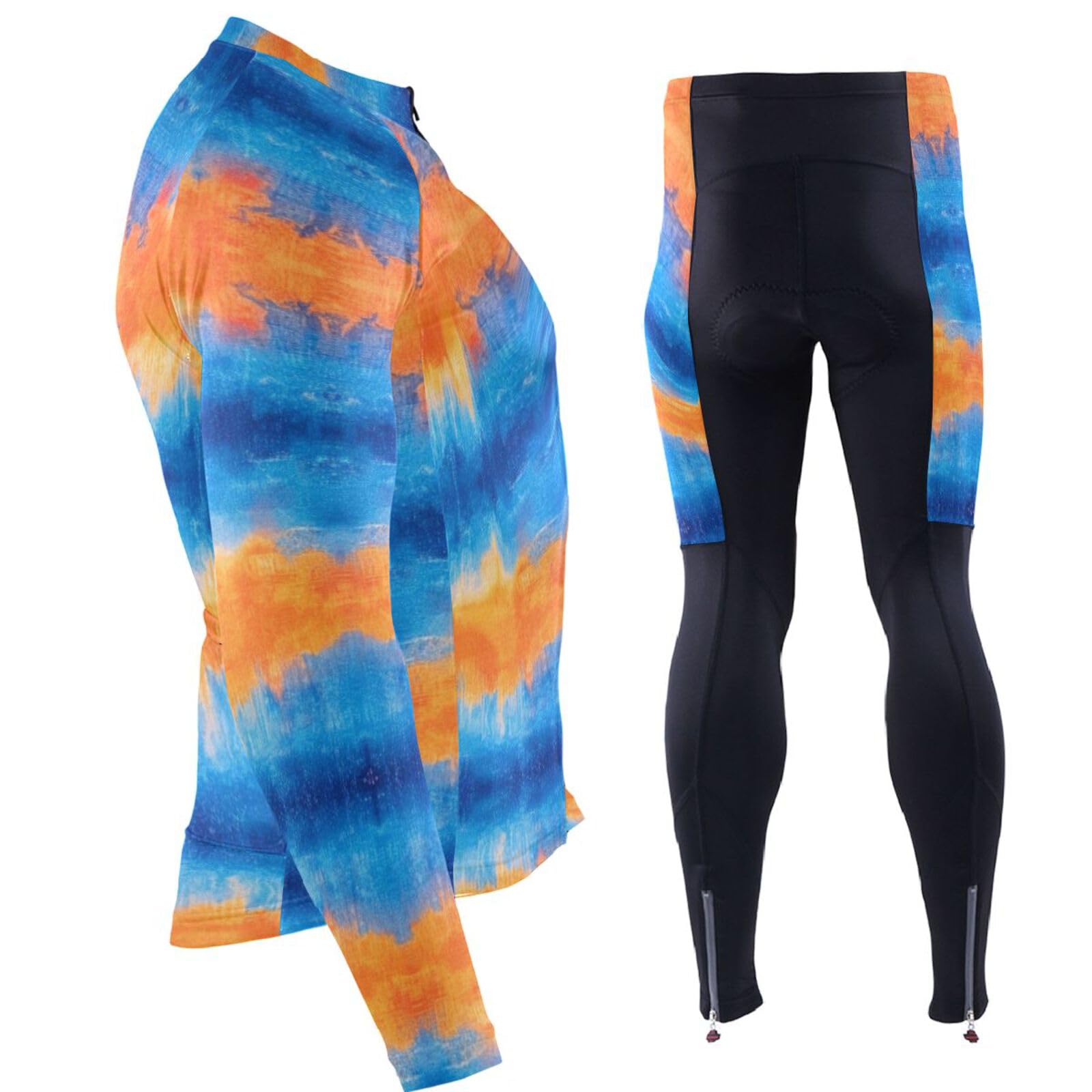 Radtrikot mit Taschen, schnelltrocknend, für Herren, 3D-gepolstert