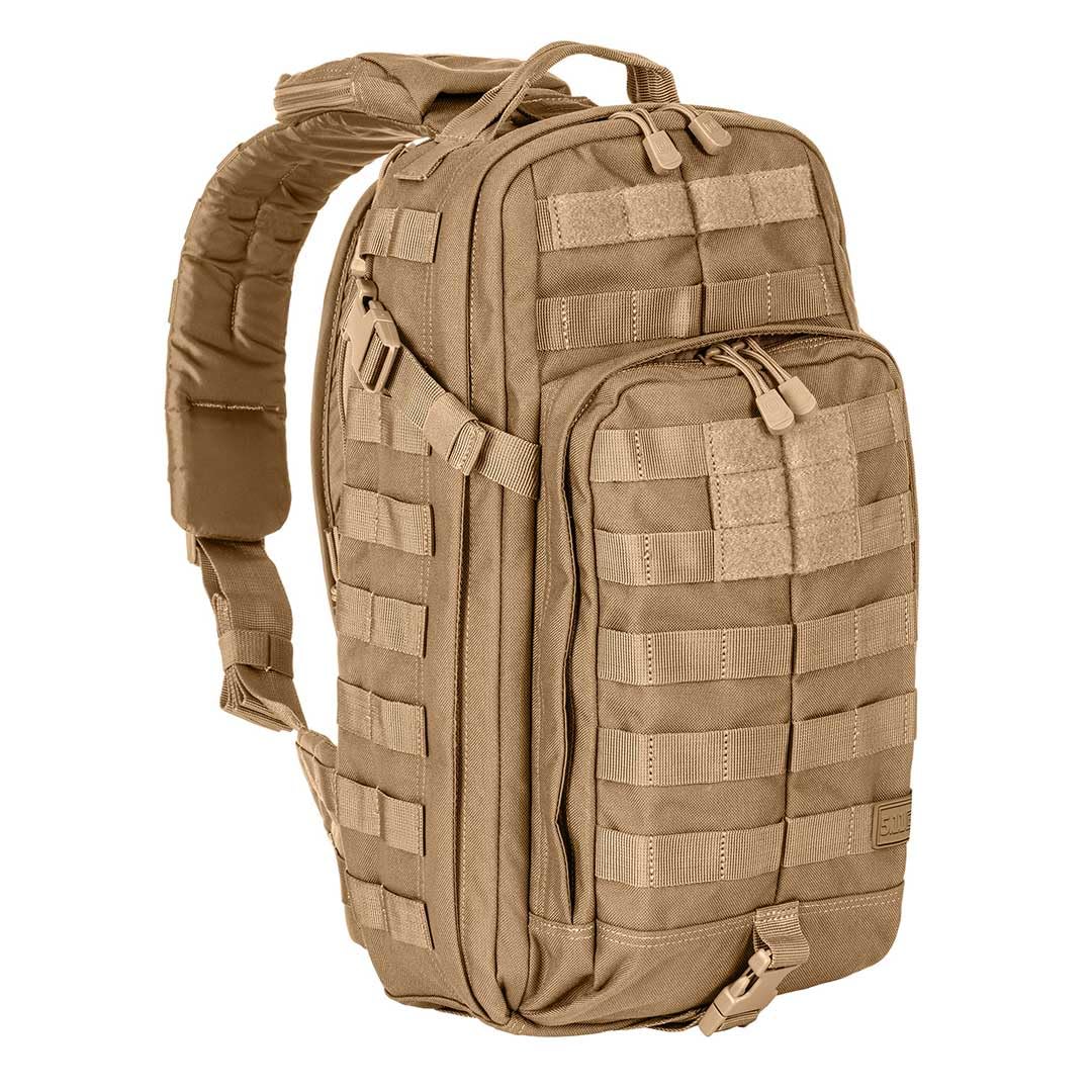 5.11 RUSH MOAB 10 Tactical Sling Bag Shoulder Pack Military Backpack, Style 56964 (Kangaroo)