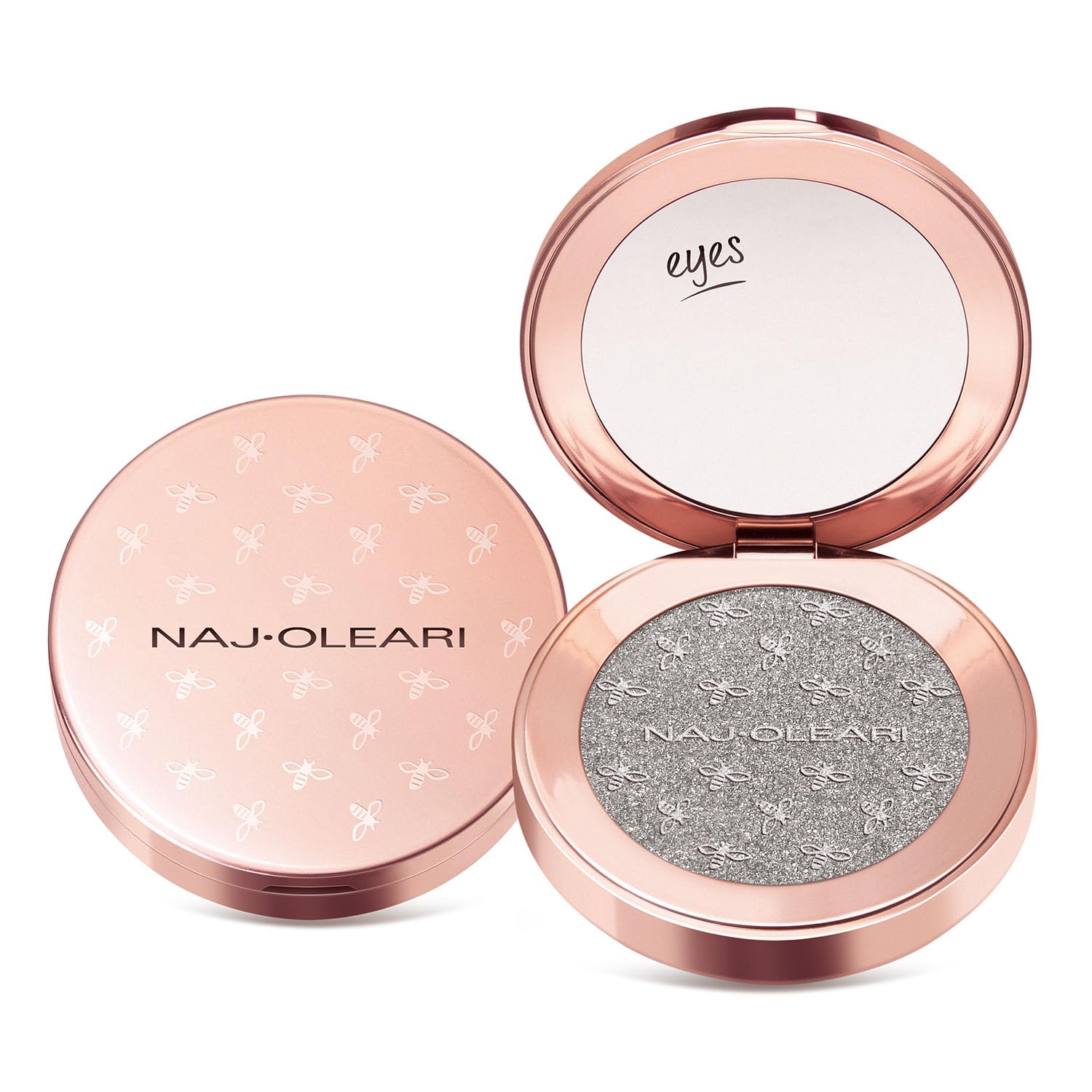 NAJ-OLEARI Color Fair Eye shadow Wet & Dry Make-up Face 19 Silver Siderale