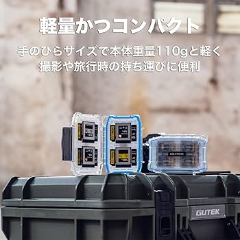 Amazon.co.jp: GUTEK T-MCC-1 メモリーカードケース SDカード
