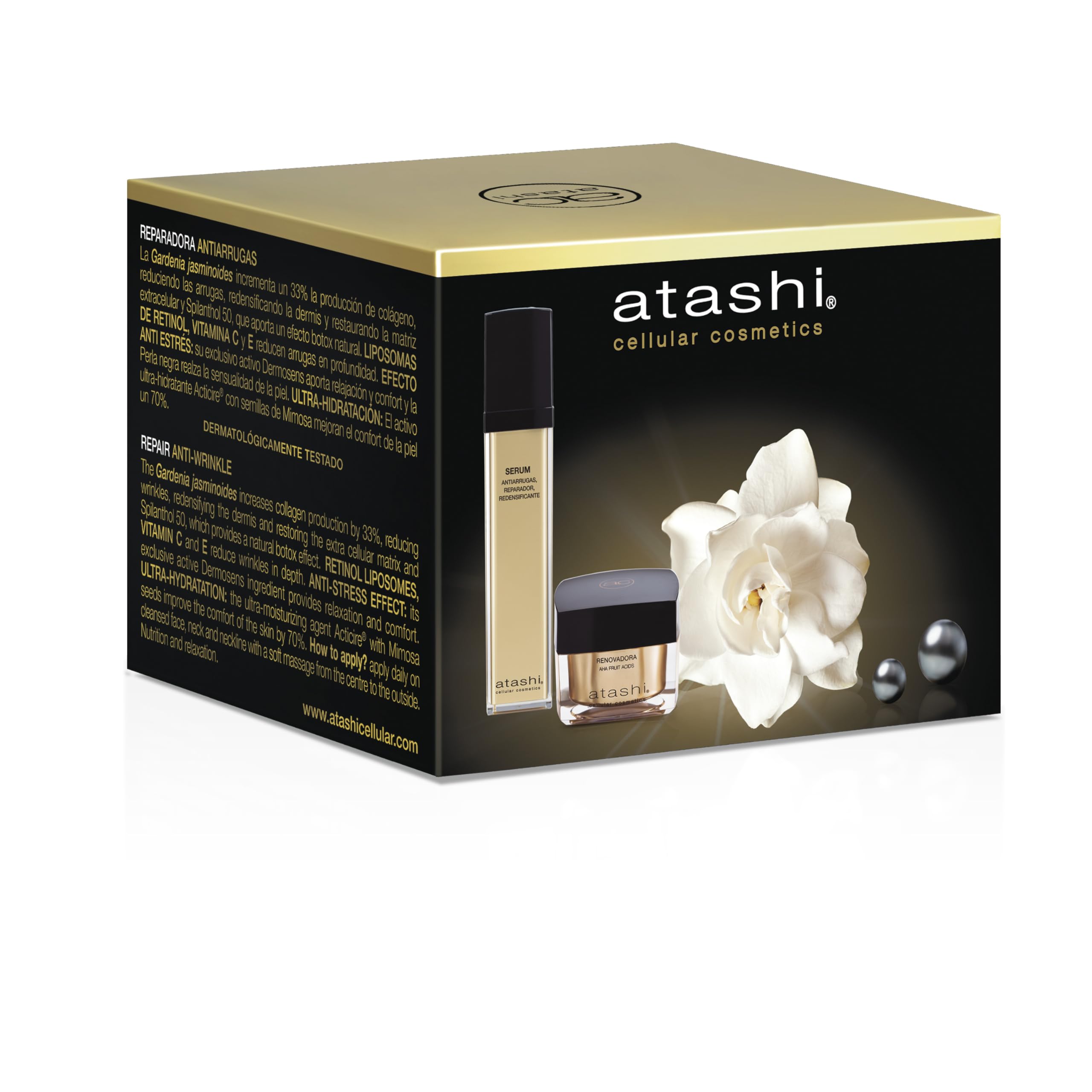 Atashi Anti-Età | Crema Riparatrice Antirughe | 50 ml