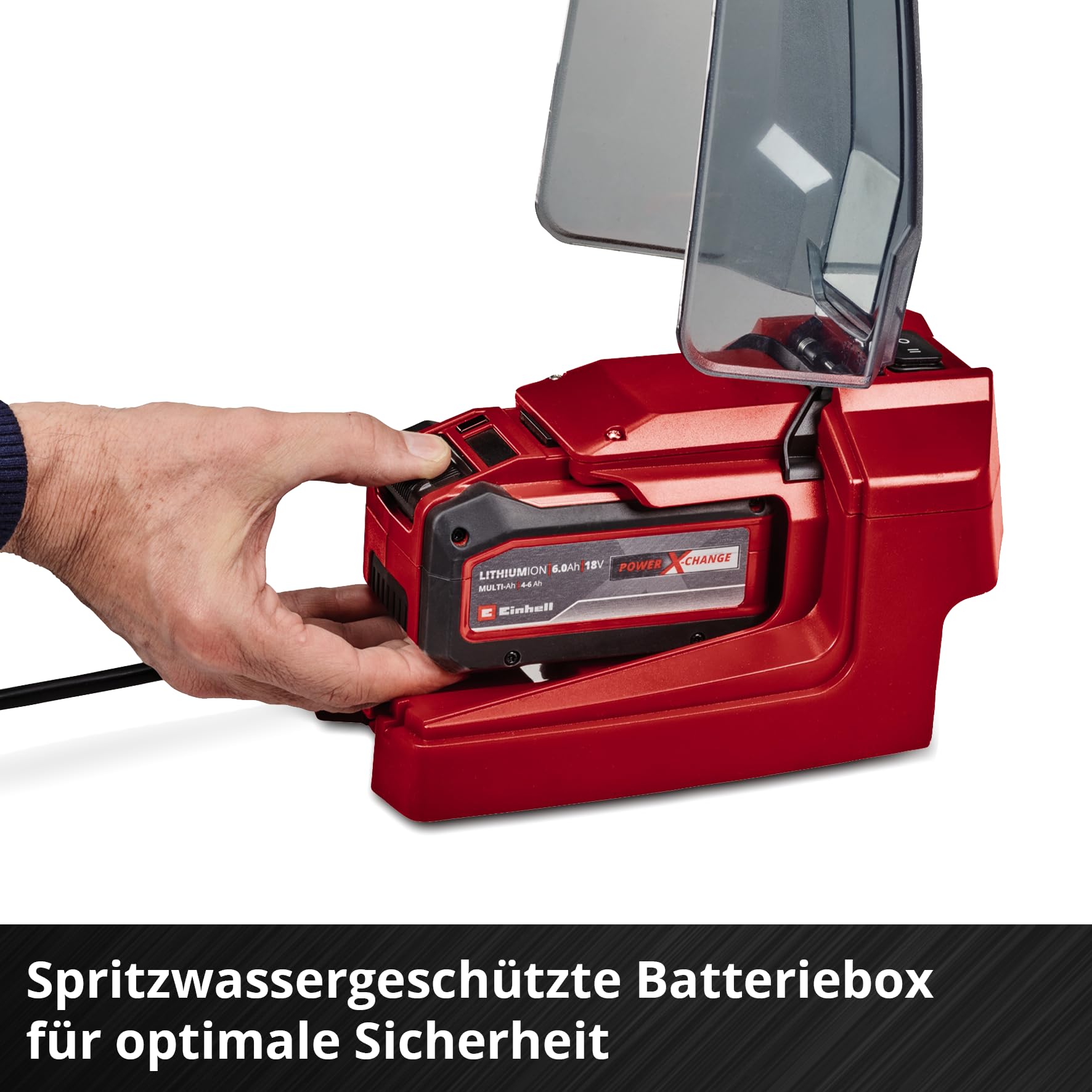 Einhell Akku-Schmutzwasserpumpe GE-DP 18/25 Li-Solo Power X-Change (18 V, 7.500 L/h Fördermenge, 5 m Förderhöhe, ECO- und BOOST-Modus, ohne Akku)