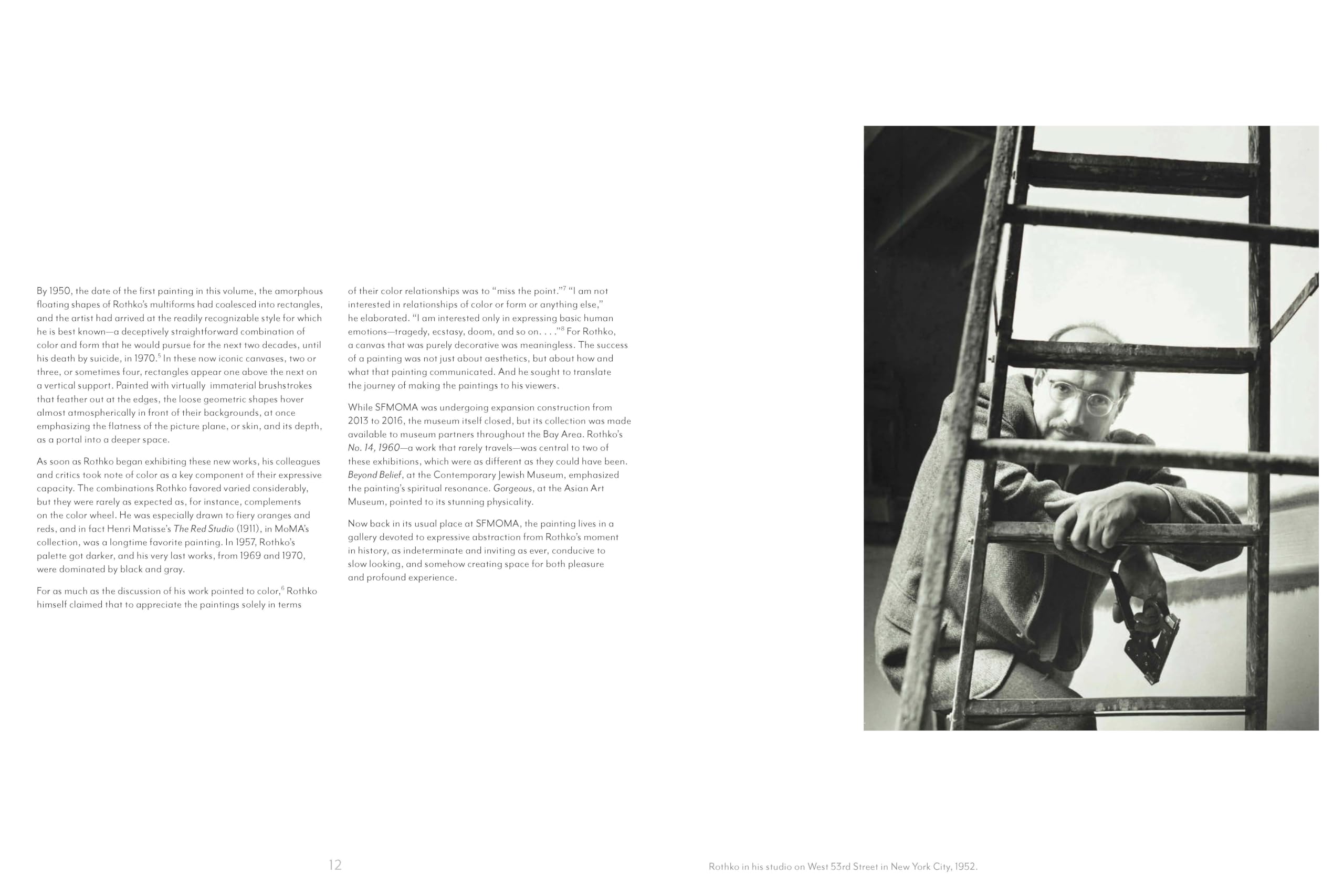 Rothko: The Color Field Paintings. With a foreword by Christopher Rothko