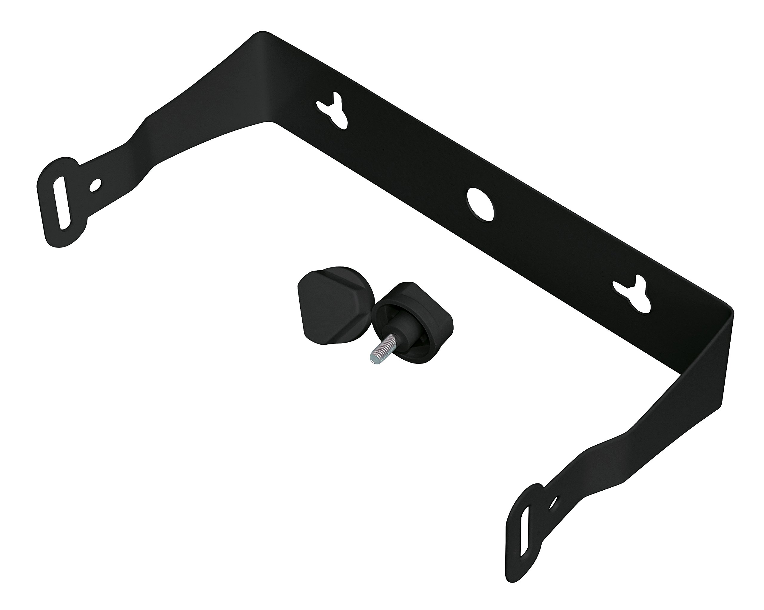 Dynavox Caja Mini de 3 vías con Soporte para Montaje en Pared, par, pequeño Altavoz Surround para Cine en casa, Negro