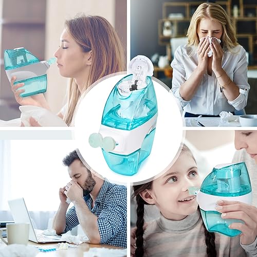 Miniatura 7 de FireAnt Almohadillas de sal de silicona compatibles con Navage Nasal Care, accesorios de repuesto reutilizables de cápsulas salinas, fácil operación