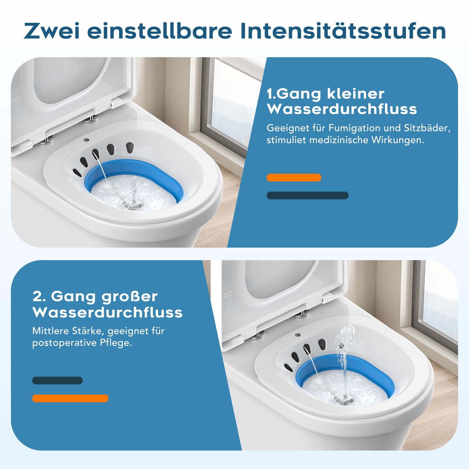 Bidet Portatile Pieghevole Per WC - Vasca Da 2,5 Litri, Per Emorroidi, Gravidanza E Anziani - Foto 9