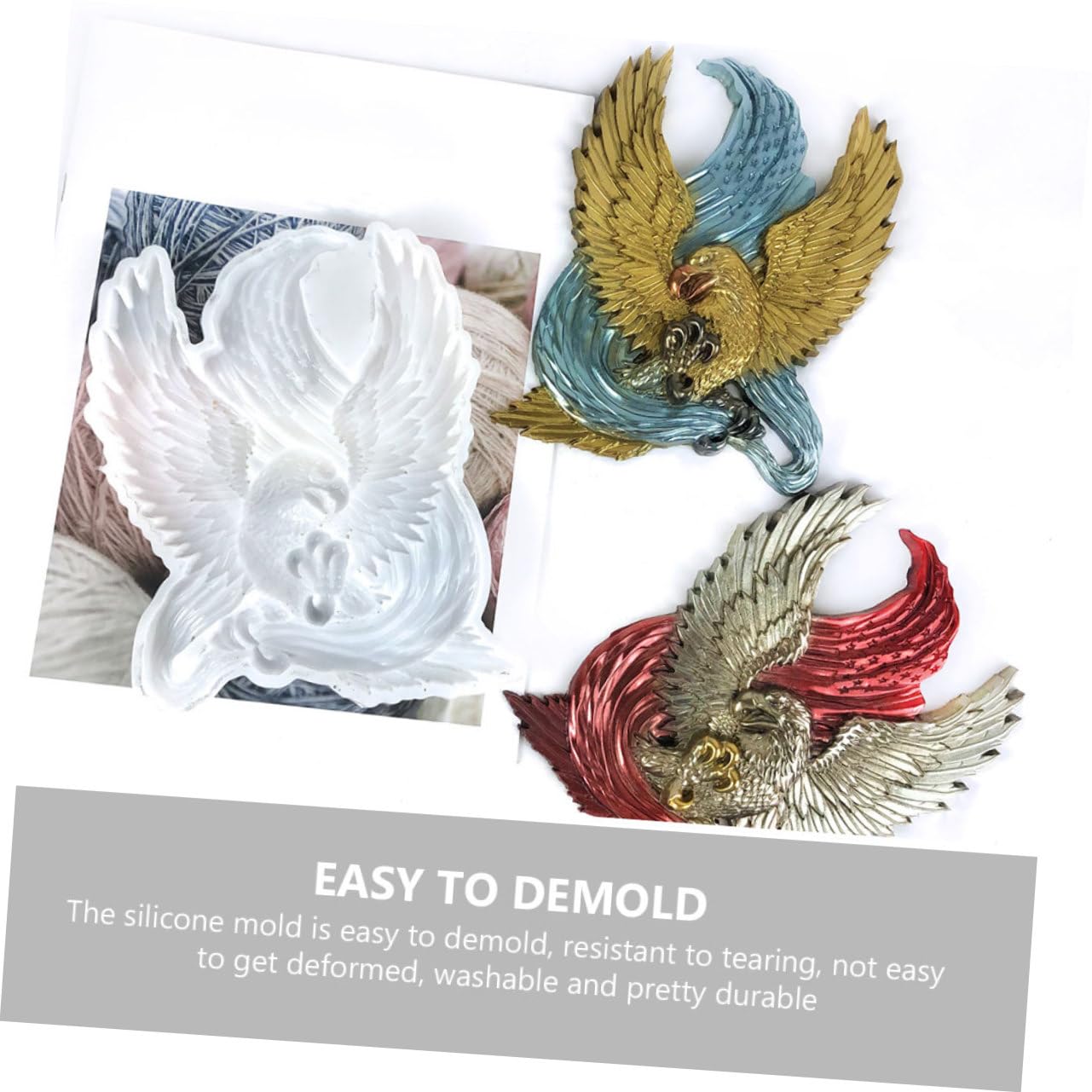 Amazon.co.jp: Frcolor イーグル型 シリコン鋳造型 手作り工芸用 装飾