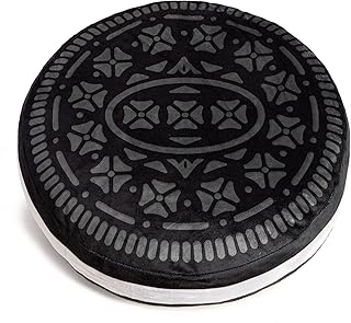 Ferocity Velvet Deco Pillow for Kids Children Cushion Cover with Filling 40 cm Large; Decoration Motif Biscuit Cookie [091]