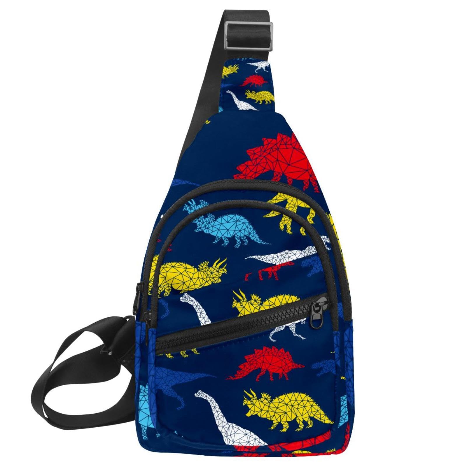 Mochila bandolera para hombre: olvida los bolsillos llenos con este diseño de dinosaurio 7