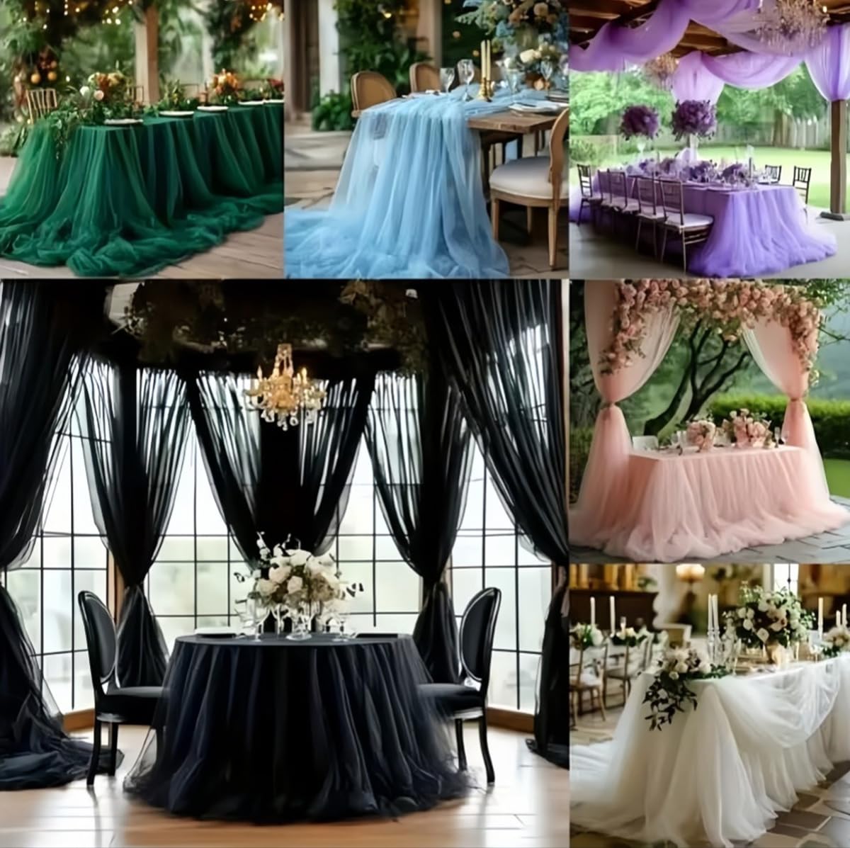 Tela de tul albaricoque, para boda, cena, tela decorativa, transparente, para silla, camino de mesa, para bodas, fiestas, regalos, manualidades, decoración, 0,75 x 50 m