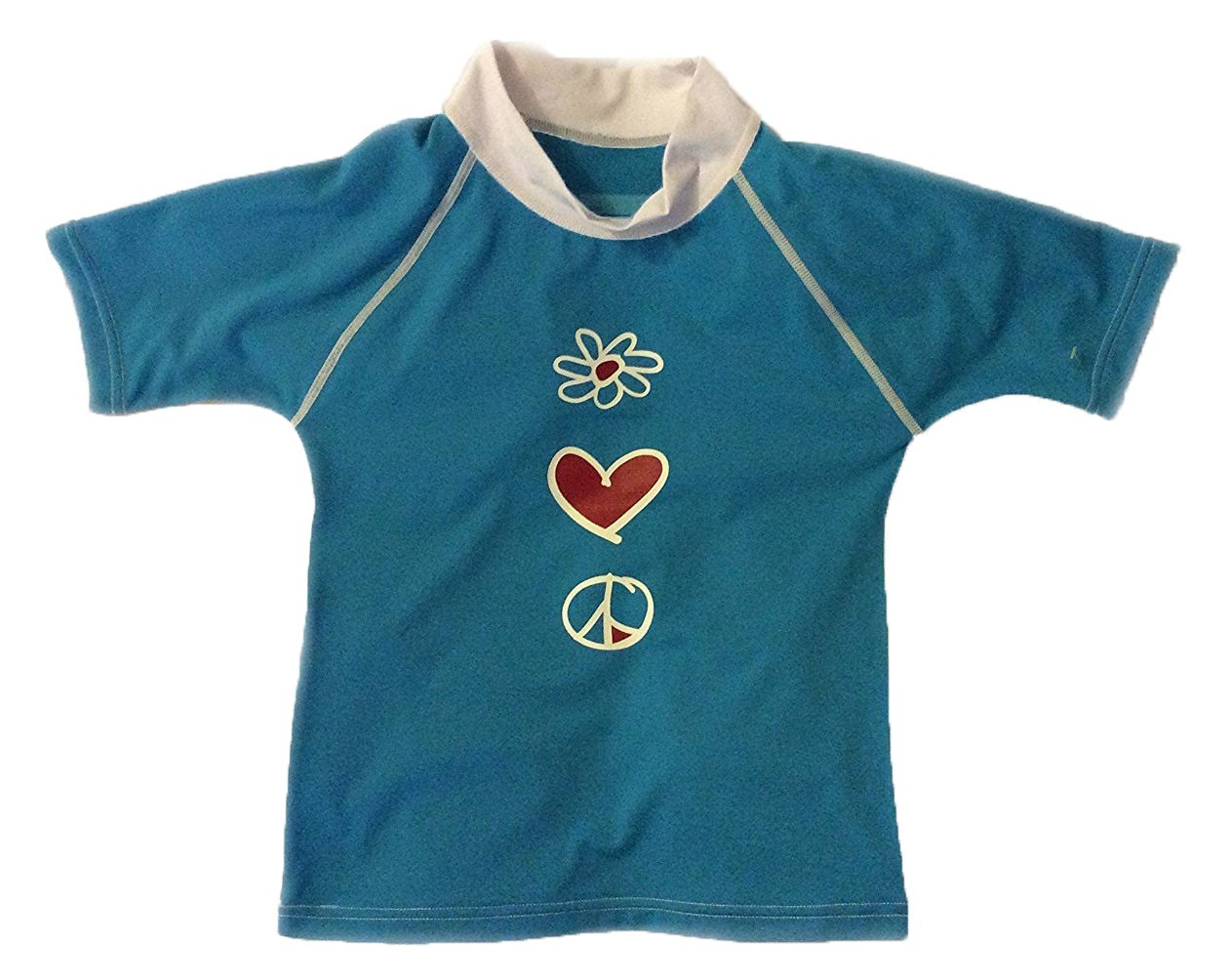 SunSkinz Kids Girl's Rashguard Long or Short Sleeve Swim Suit Shirt 100 SPF & 50+ UPF Sun Protection