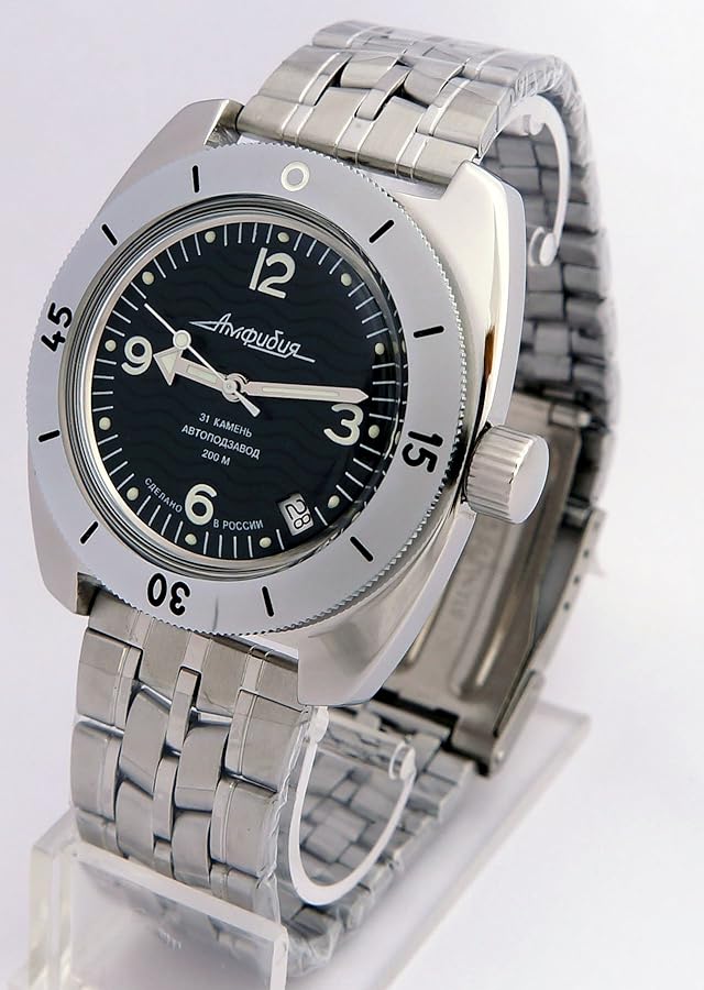 美品　Vostok Amphibian　ミリタリーウォッチ　ロシア軍　時計 Amazon.com: Vostok | Men's Naval Infantry Amphibian