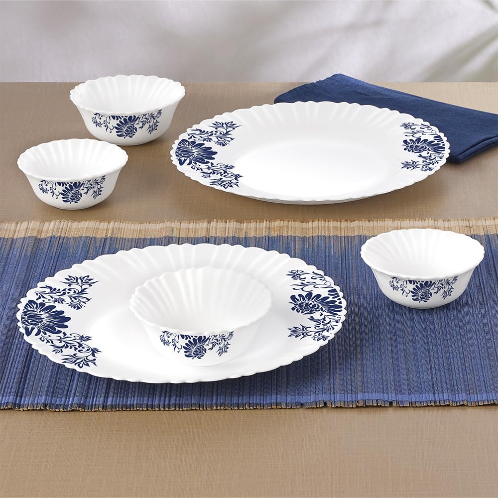 Larah Dinner Set - 6 Piece Opalware, Bone-Ash Free -2 Larah Dinner Set - 6 Piece Opalware, Bone-Ash Free -2