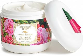 Camille Beckman Glycerine Hand Therapy Cream, Glycerine Rosewater, 8 Ounce