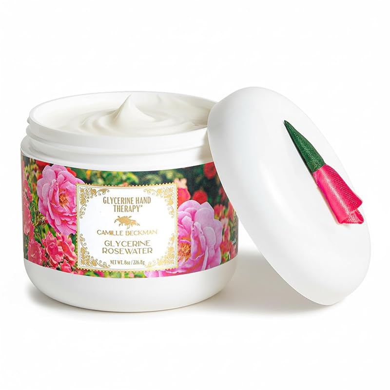 Camille Beckman Creme para as Mãos com Glicerina Rosewater, 227 g